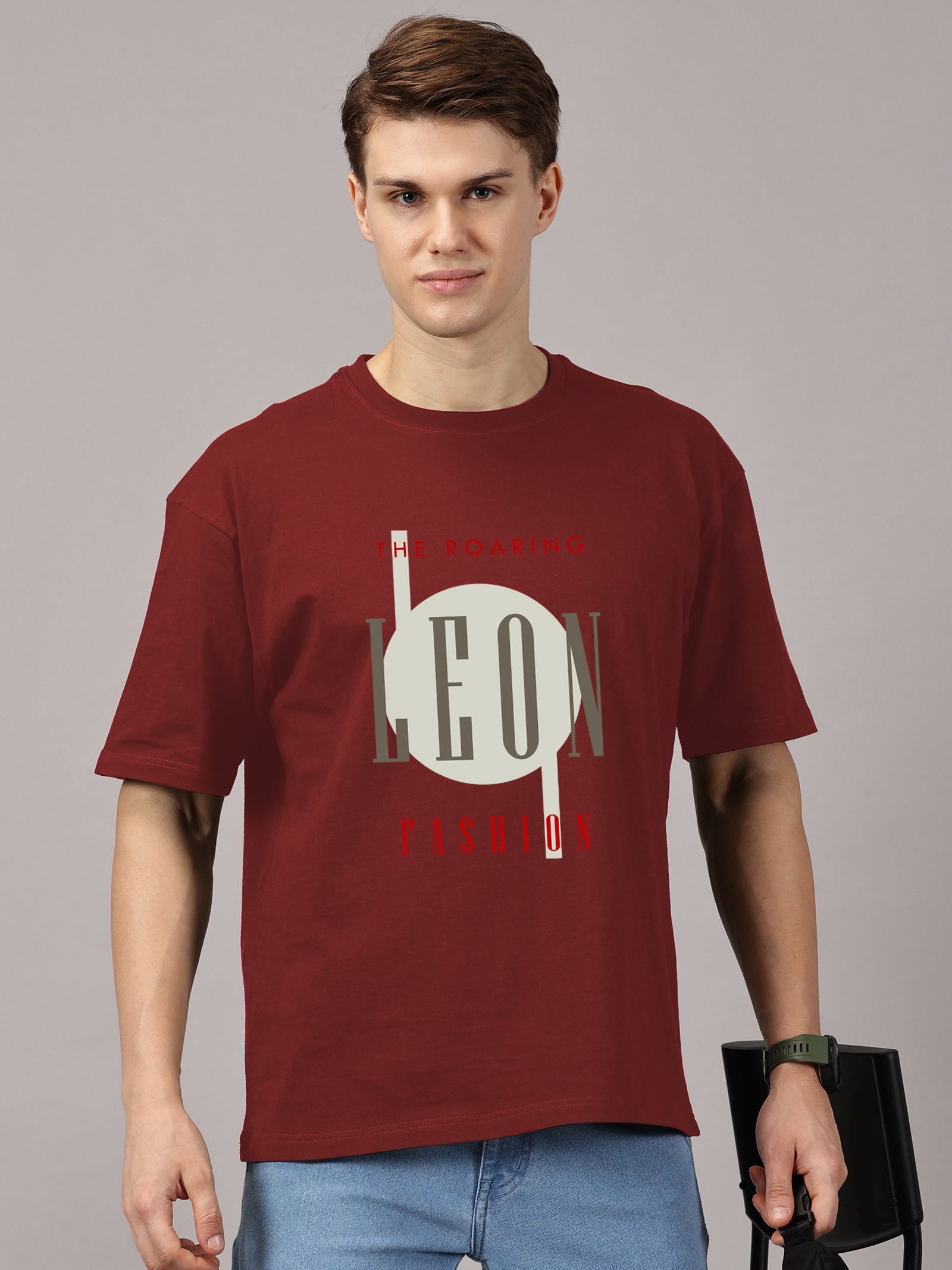 Oversized : Leon Fashion Printed T-Shirt