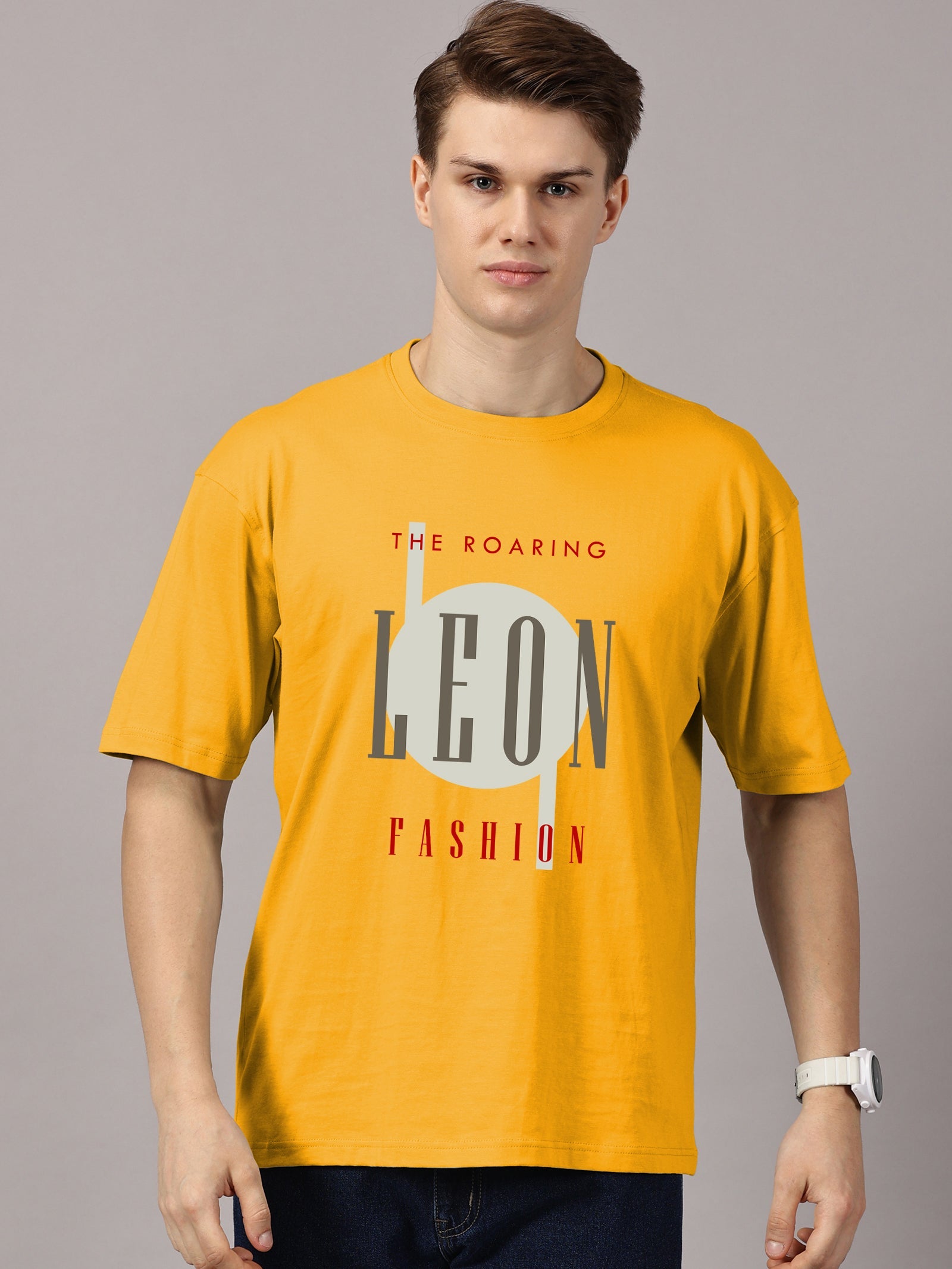 Oversized : Leon Fashion Printed T-Shirt