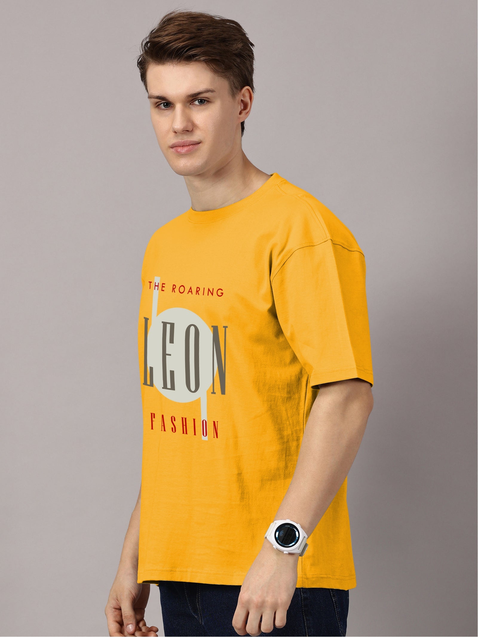 Oversized : Leon Fashion Printed T-Shirt