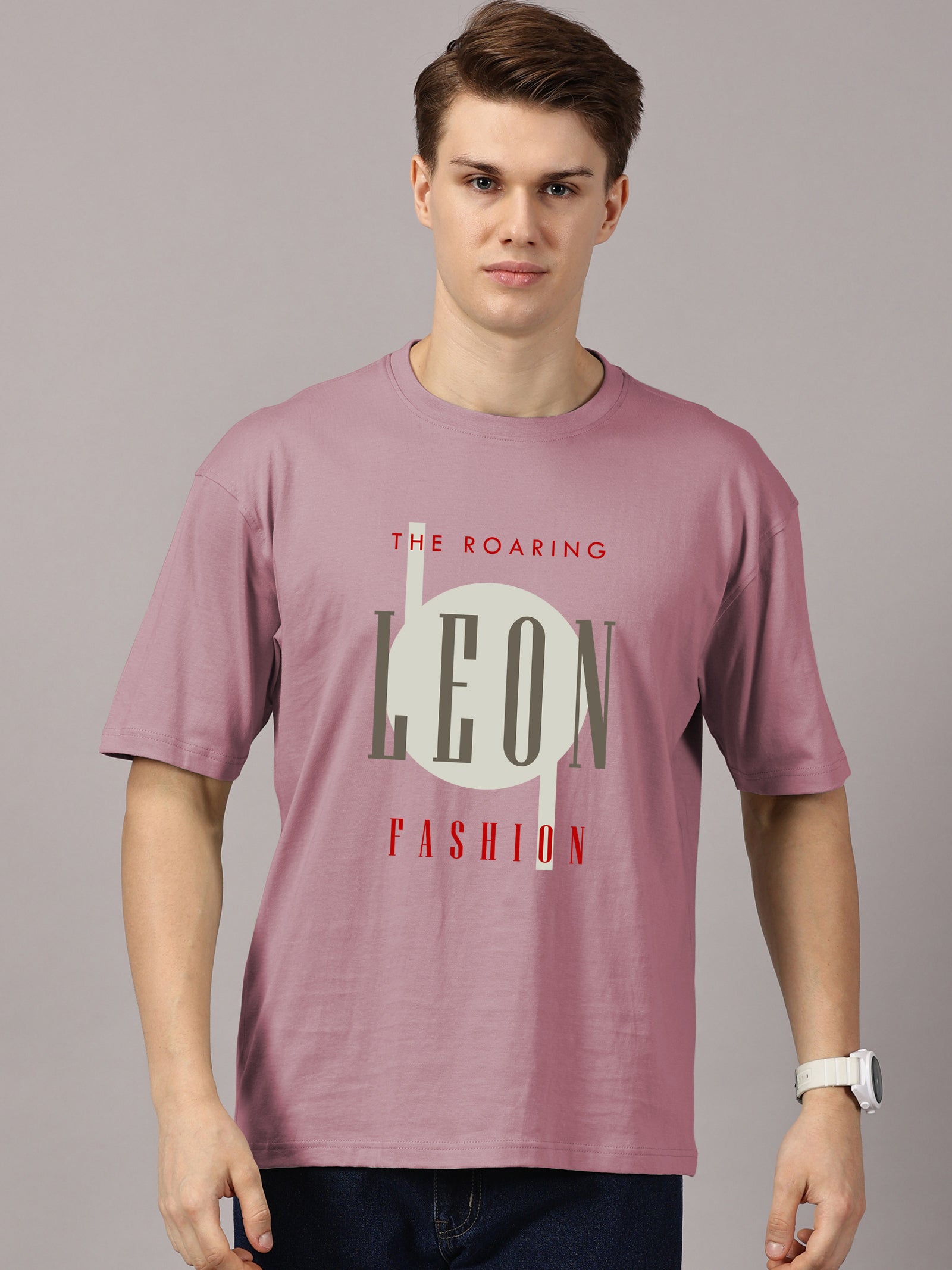 Oversized : Leon Fashion Printed T-Shirt