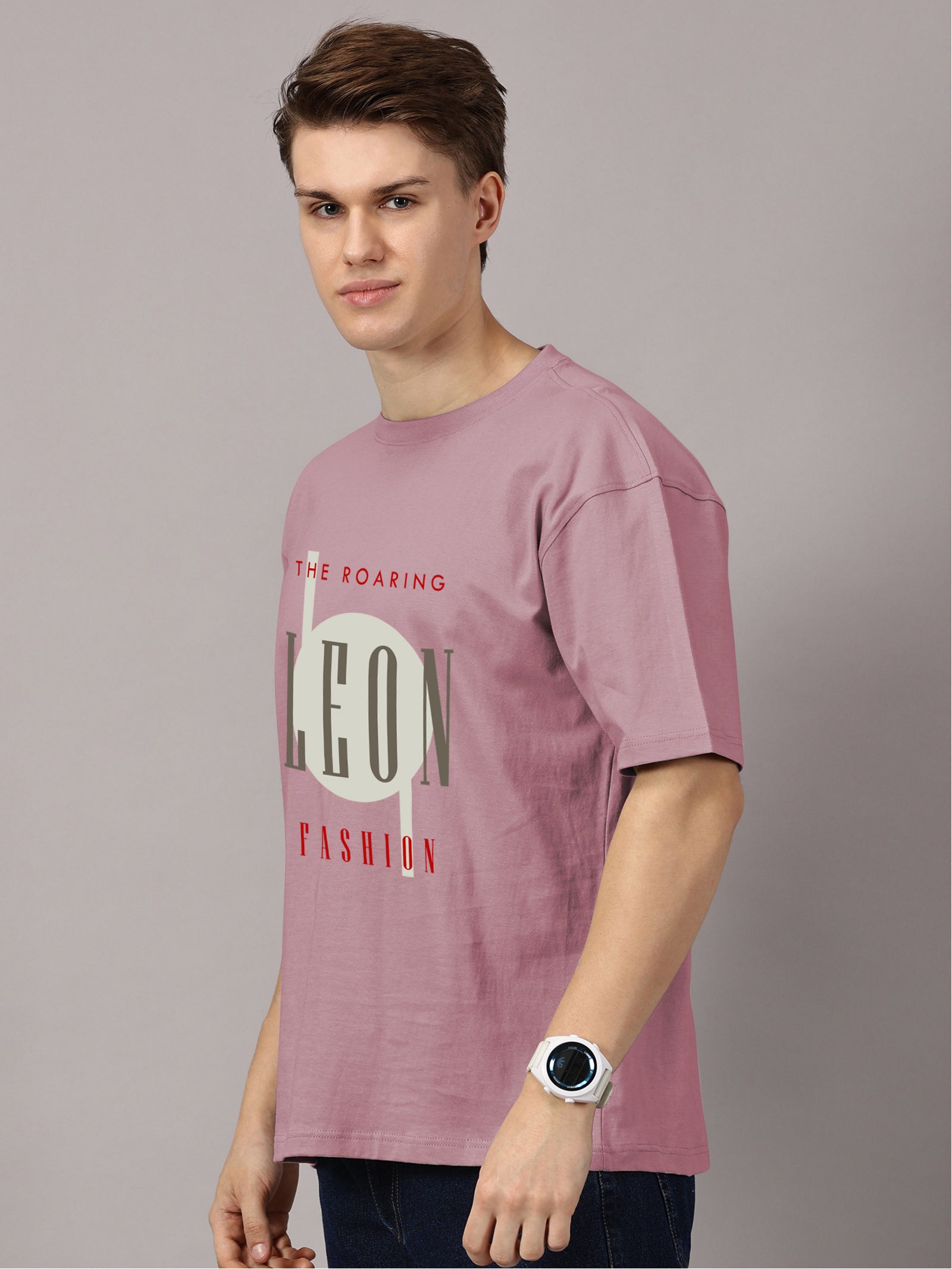Oversized : Leon Fashion Printed T-Shirt