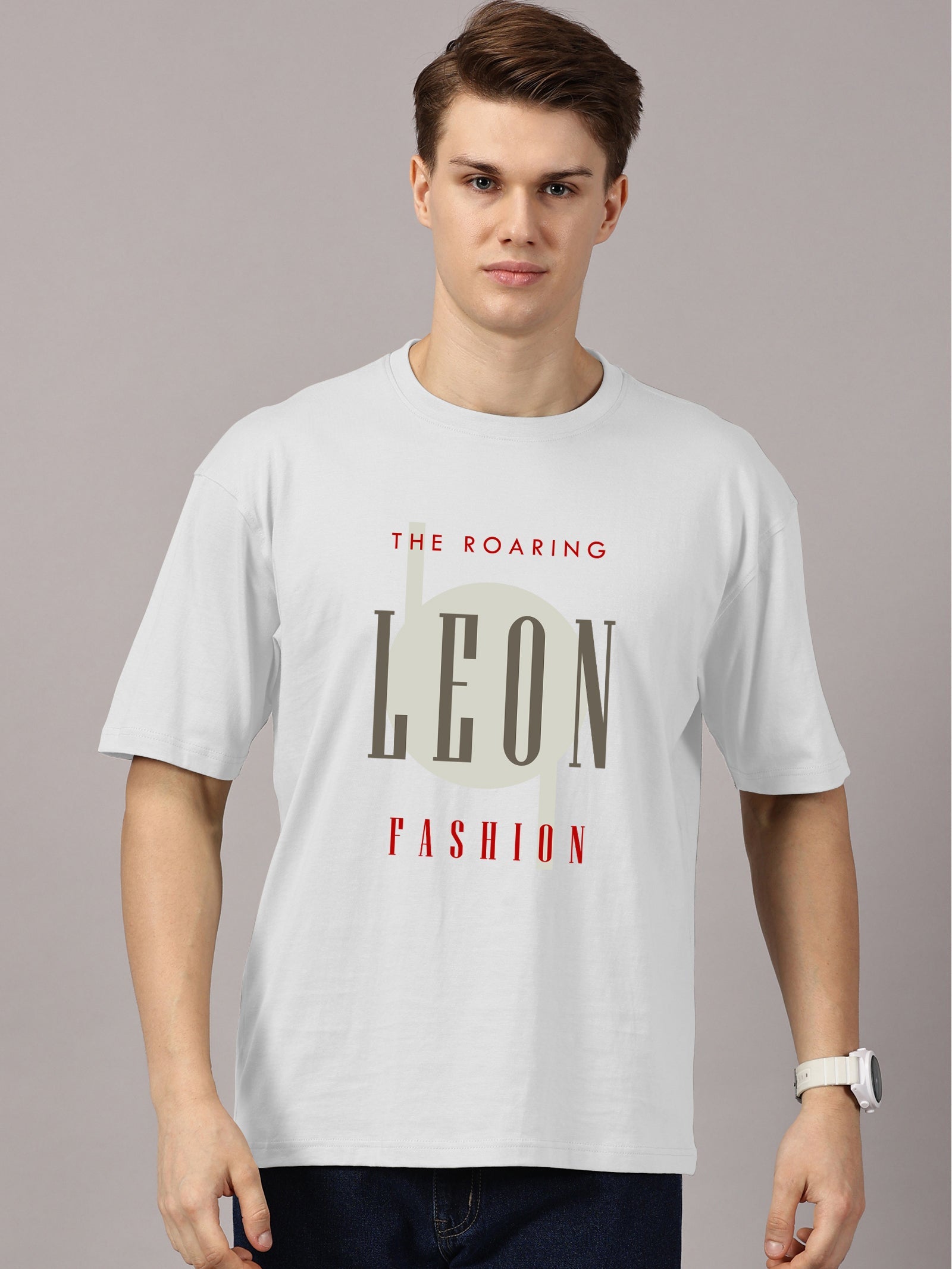 Oversized : Leon Fashion Printed T-Shirt