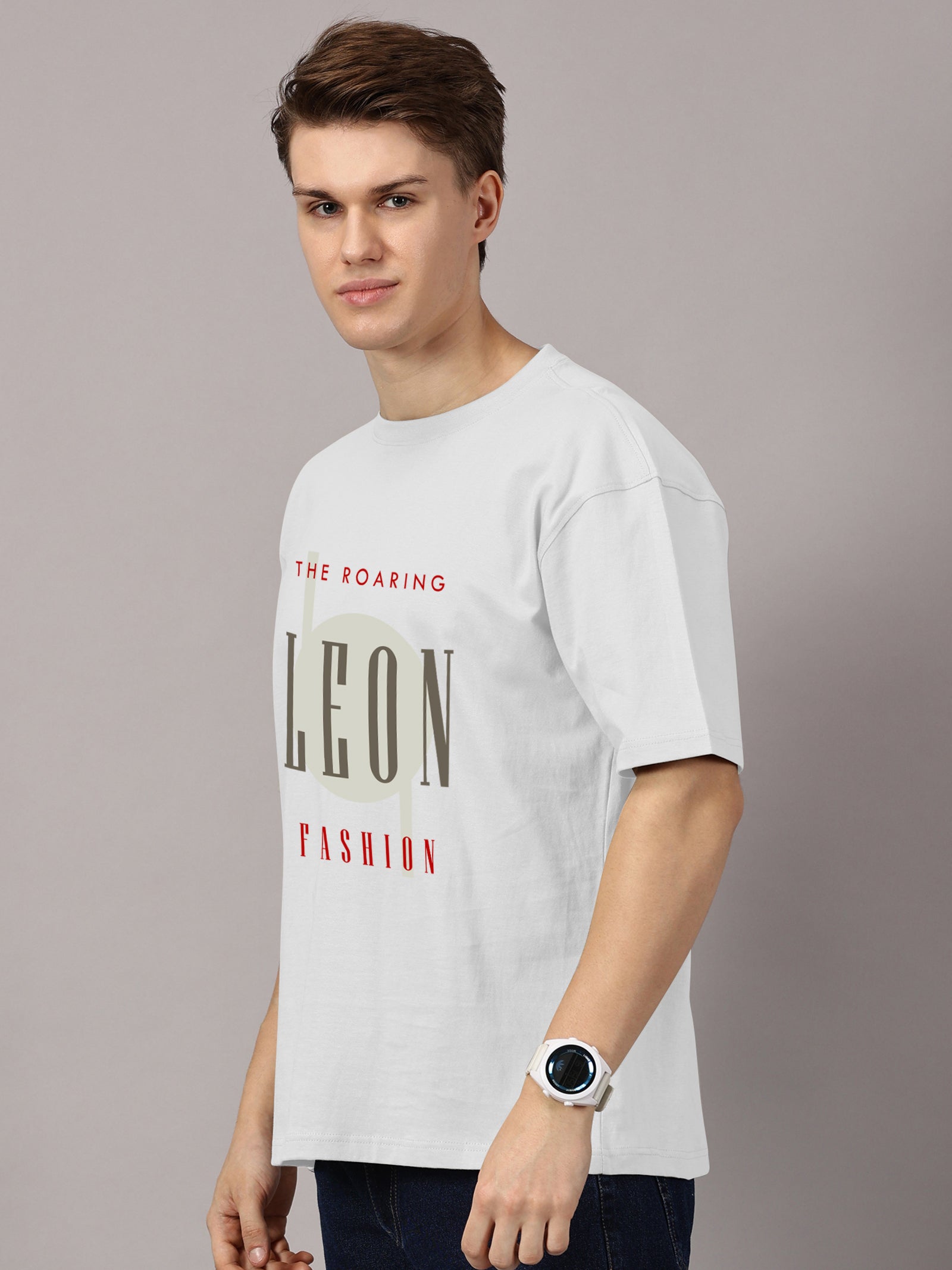 Oversized : Leon Fashion Printed T-Shirt