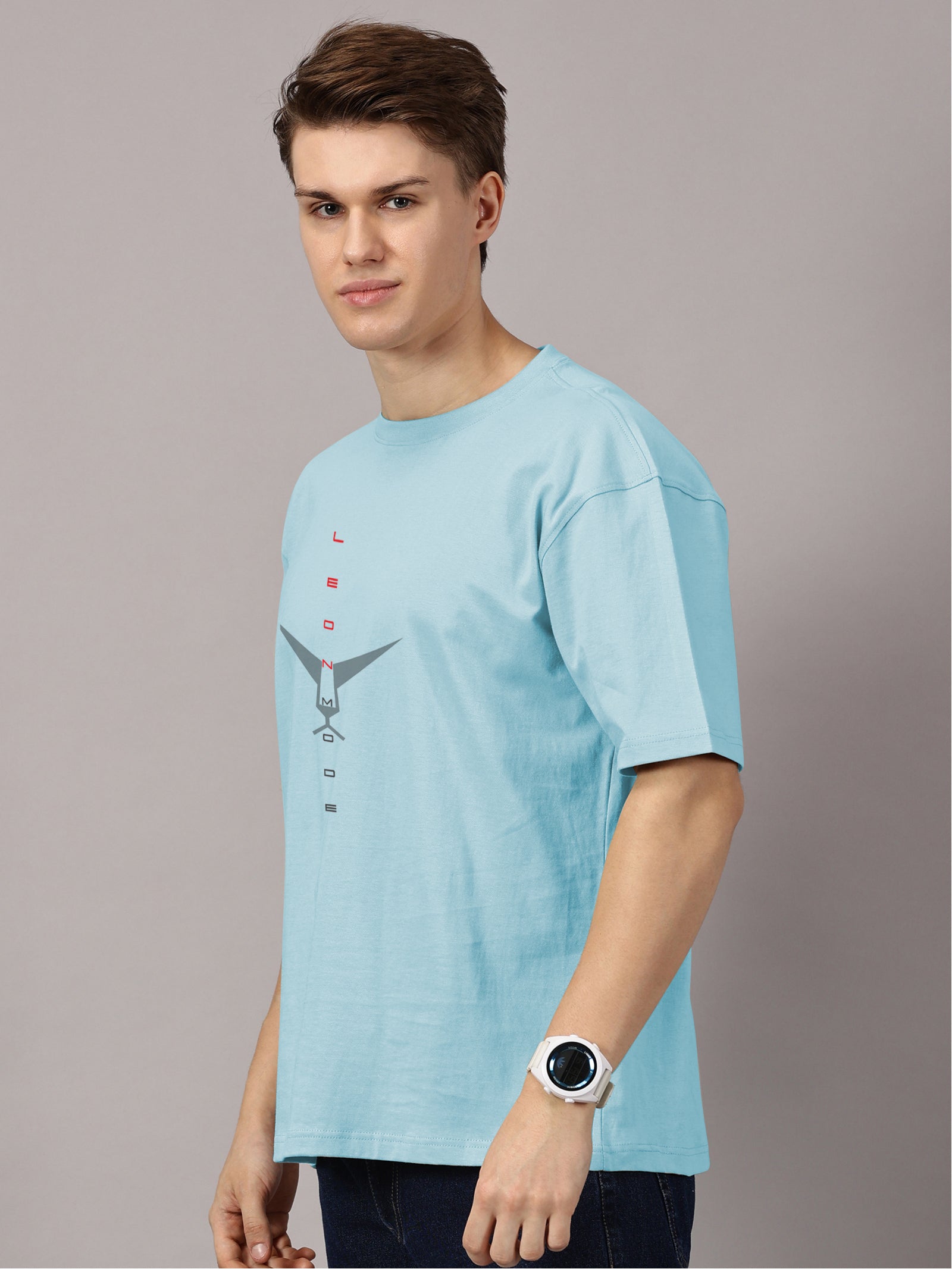 Oversized : Leon Mode Printed T-Shirt