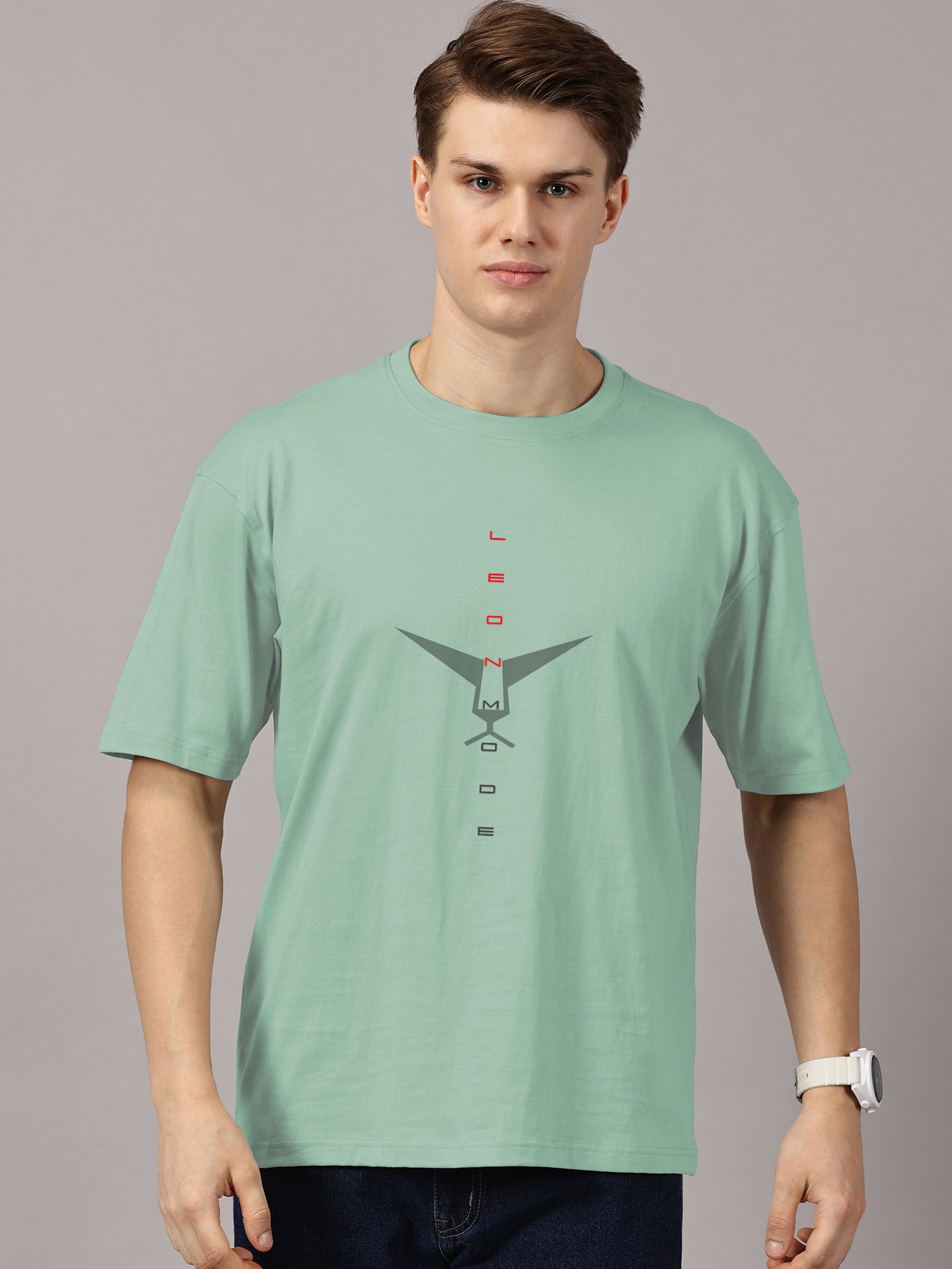 Oversized : Leon Mode Printed T-Shirt