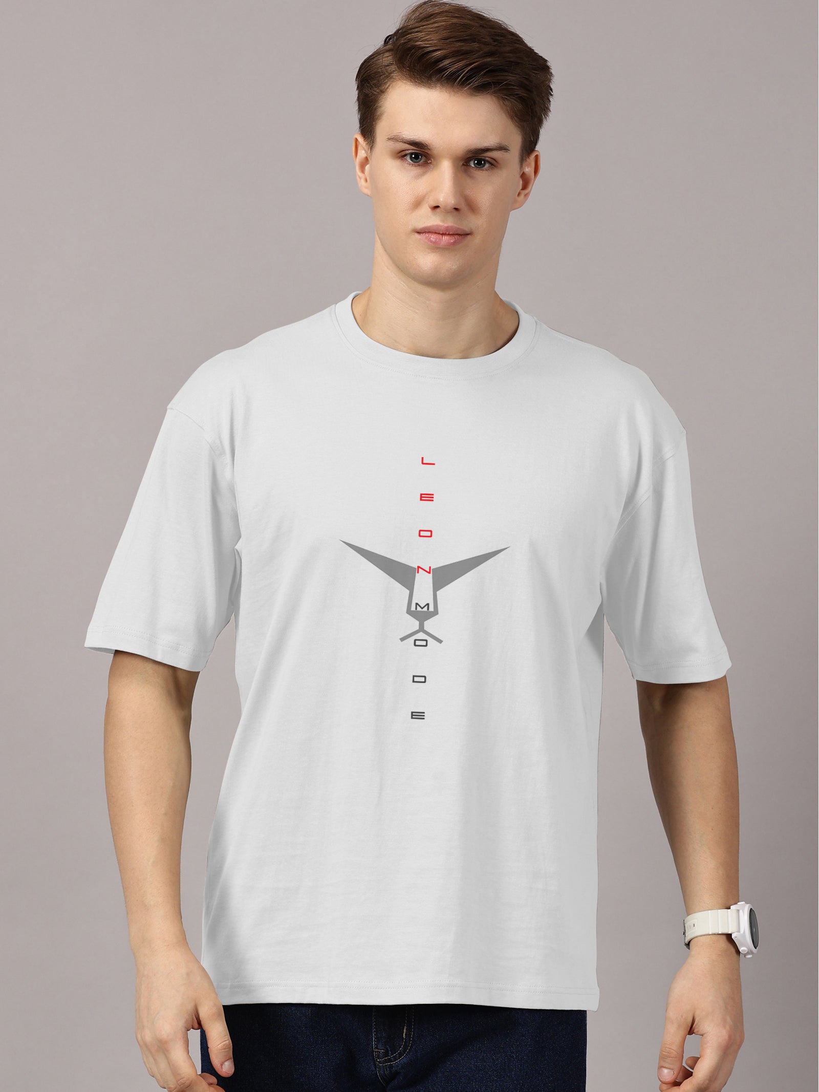 Oversized : Leon Mode Printed T-Shirt