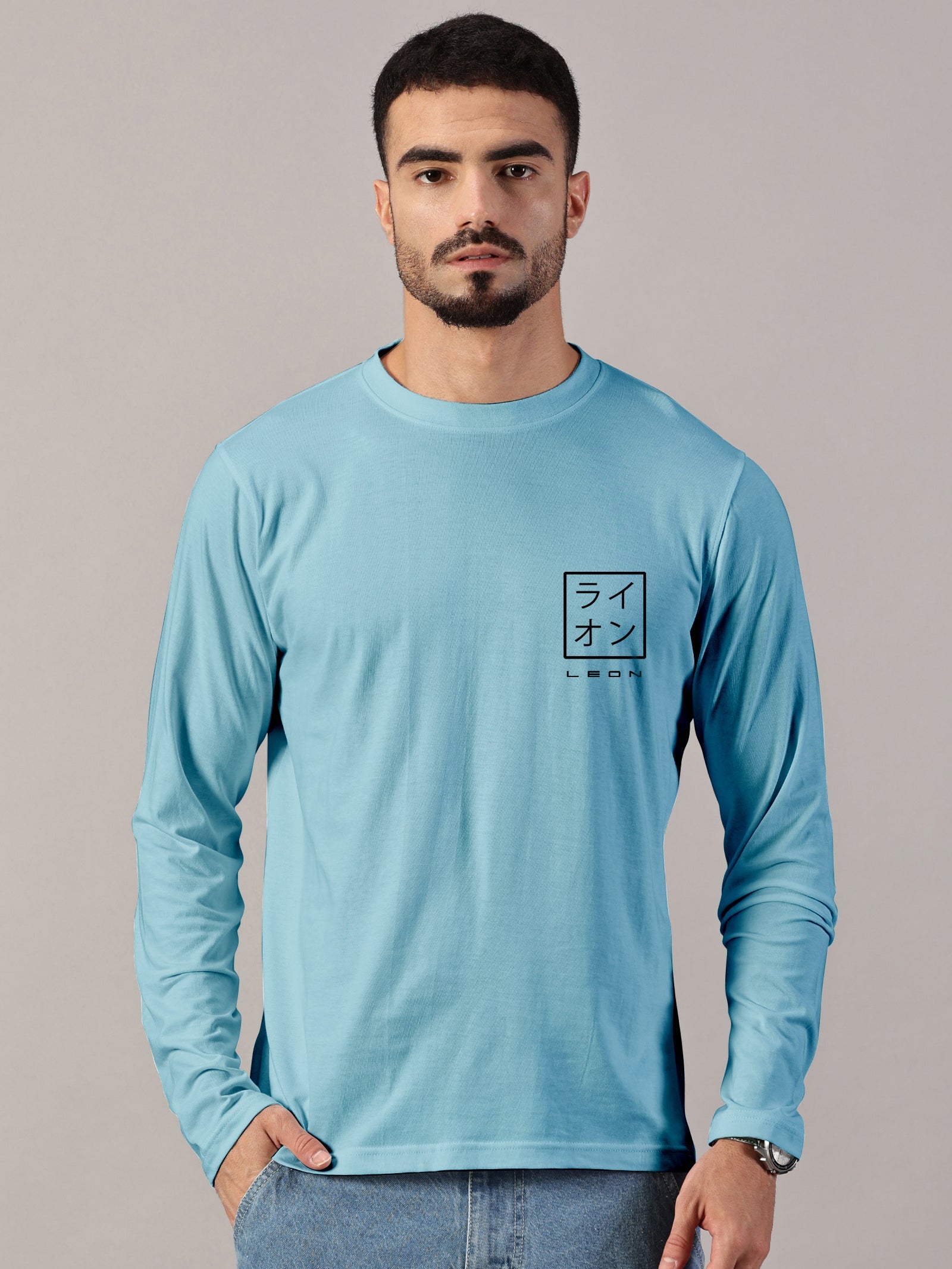Basics : Leon Stamp Printed T-Shirt