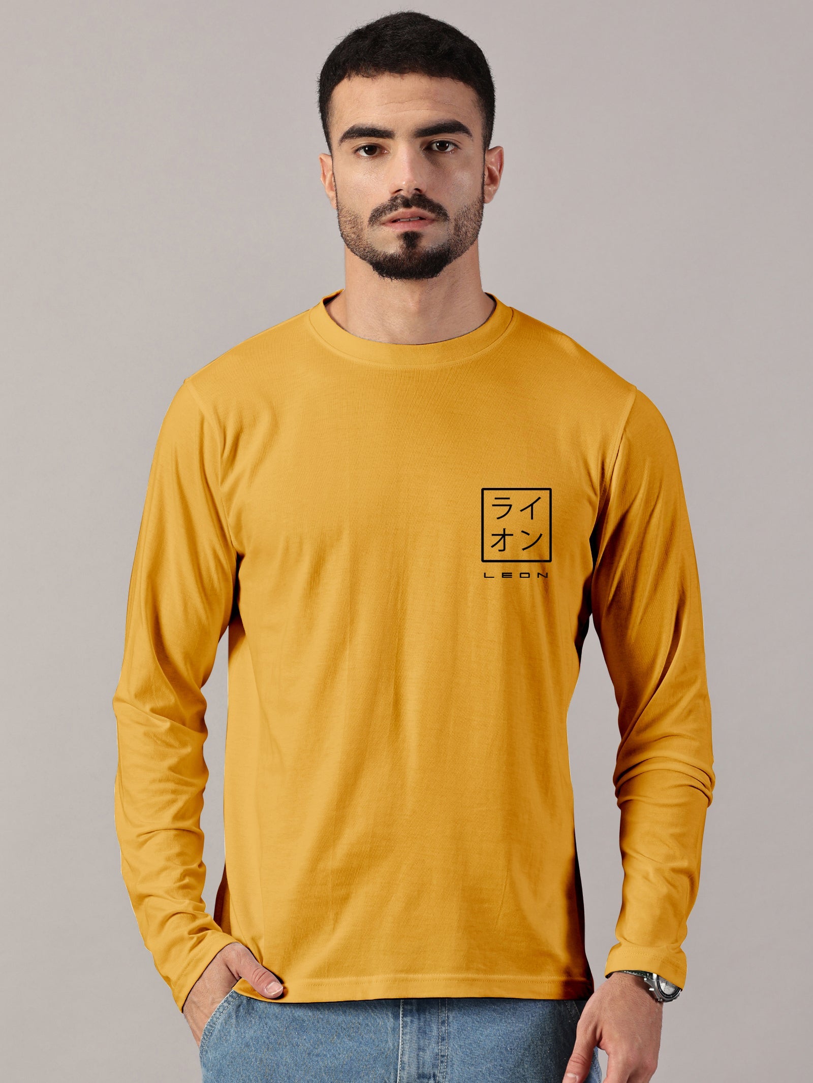 Basics : Leon Stamp Printed T-Shirt