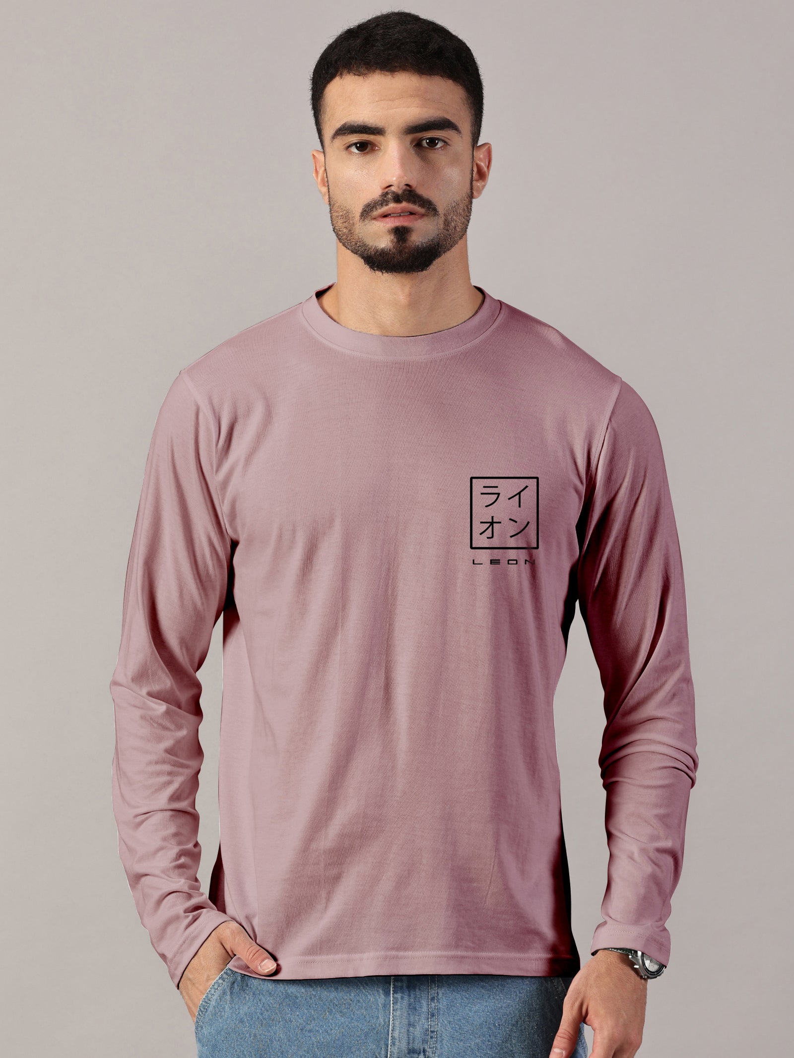 Basics : Leon Stamp Printed T-Shirt