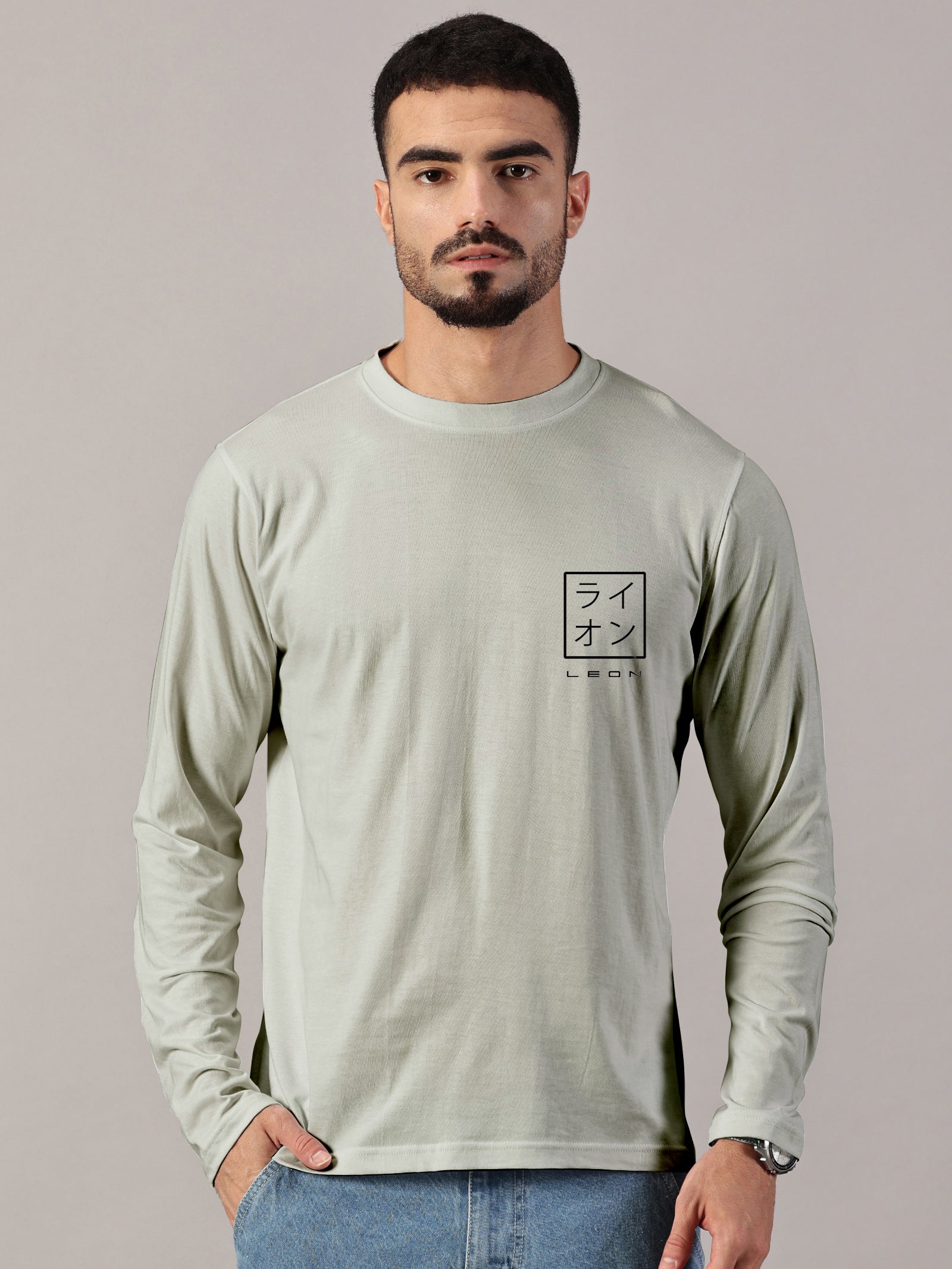Basics : Leon Stamp Printed T-Shirt