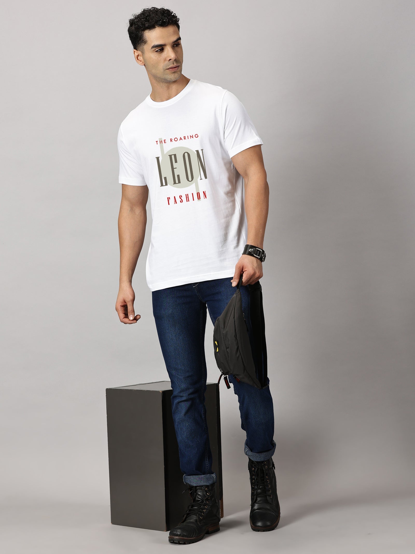 Basics : Leon Fashion Printed T-Shirt