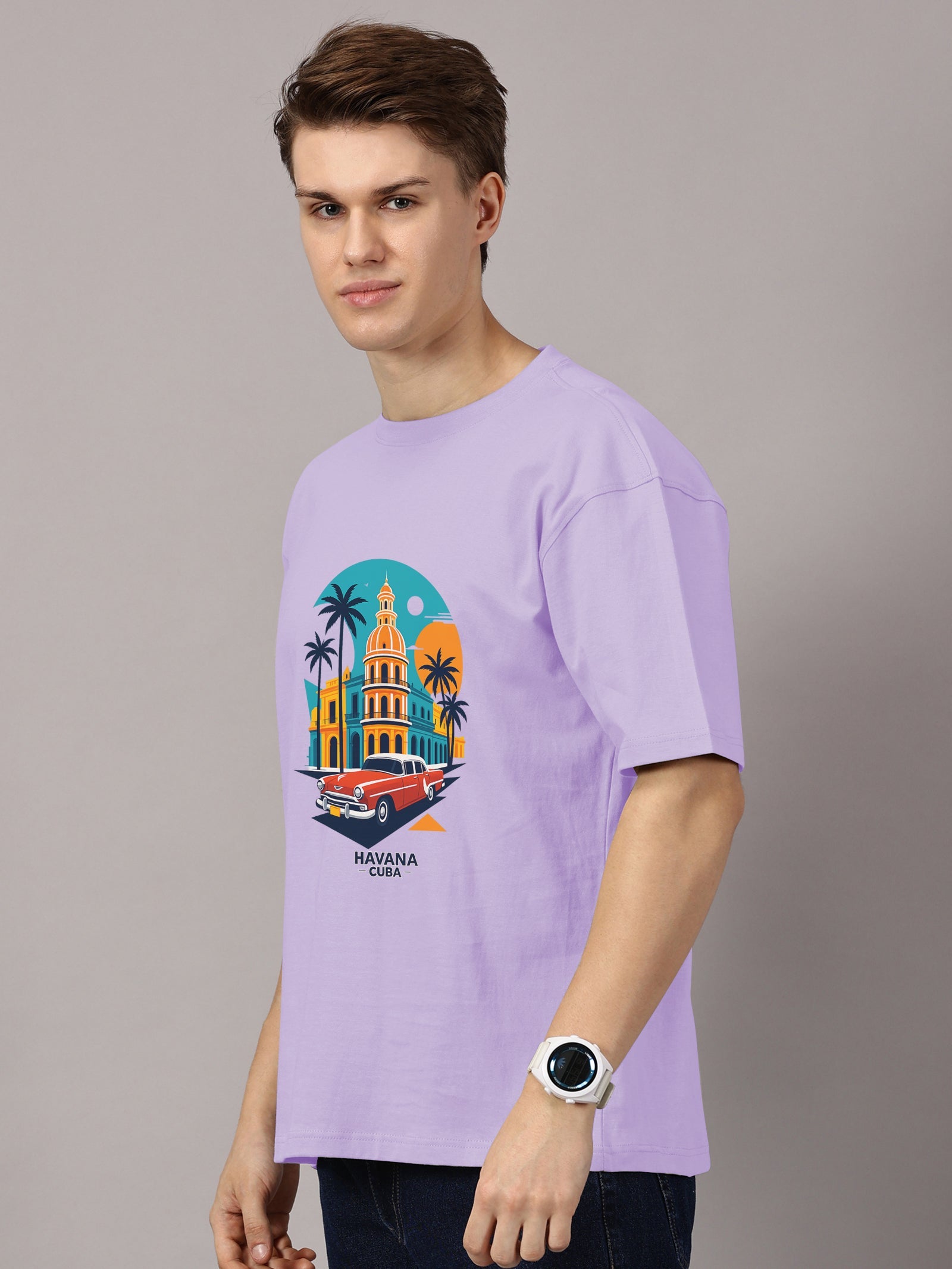 Oversized : Printed T-Shirt