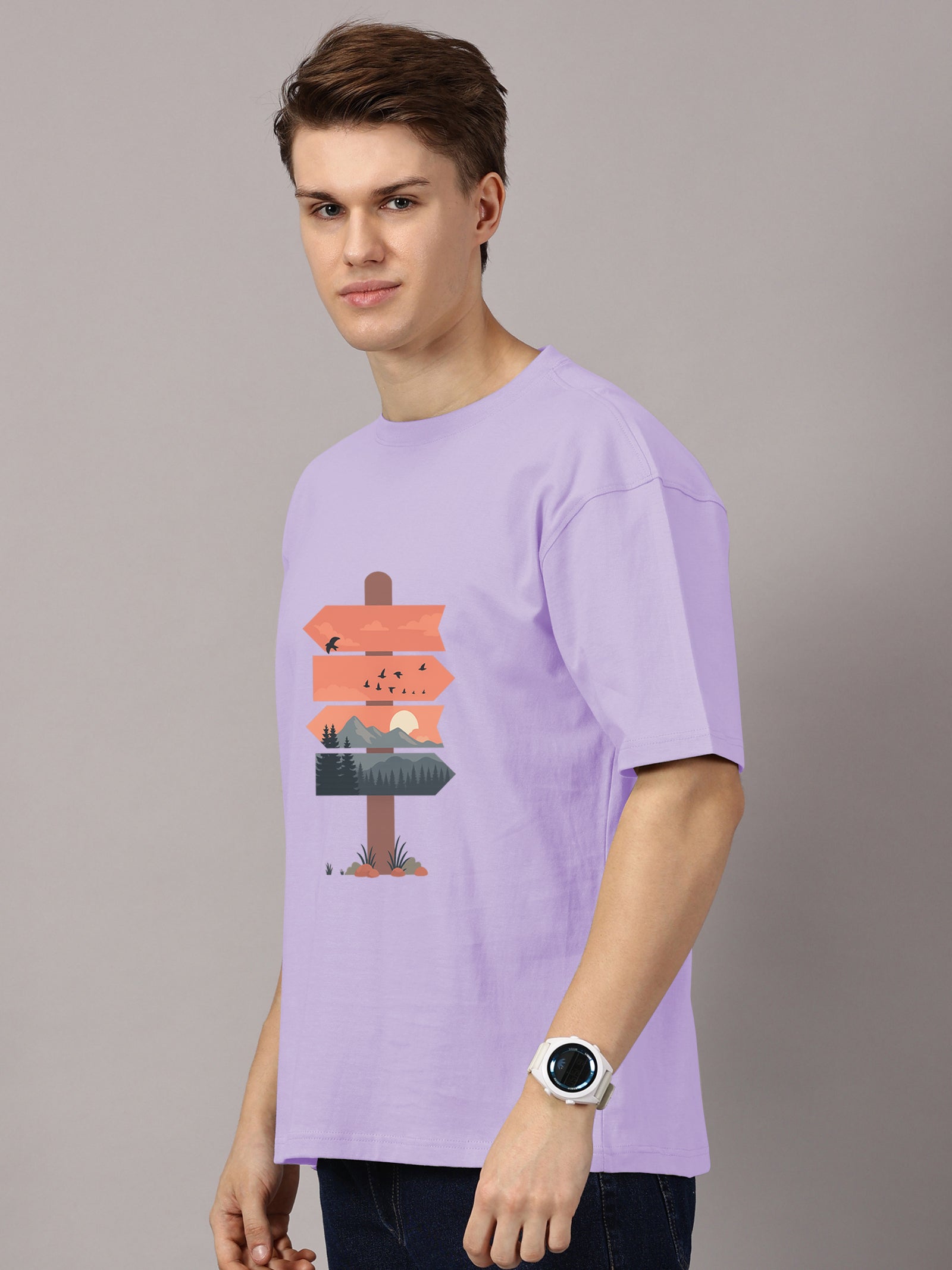 Oversized : Printed T-Shirt