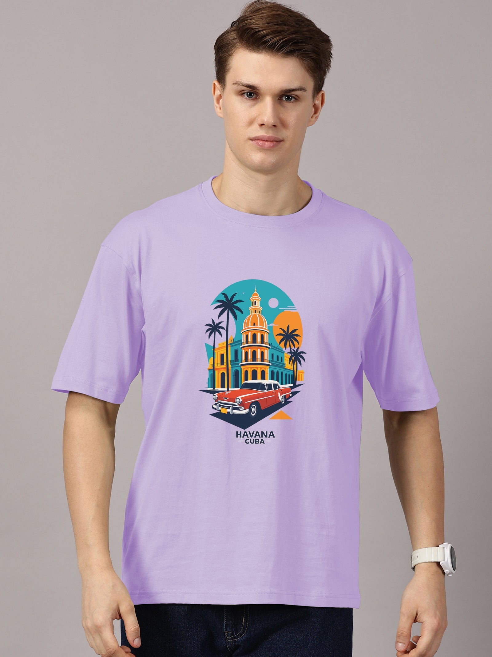 Oversized : Printed T-Shirt
