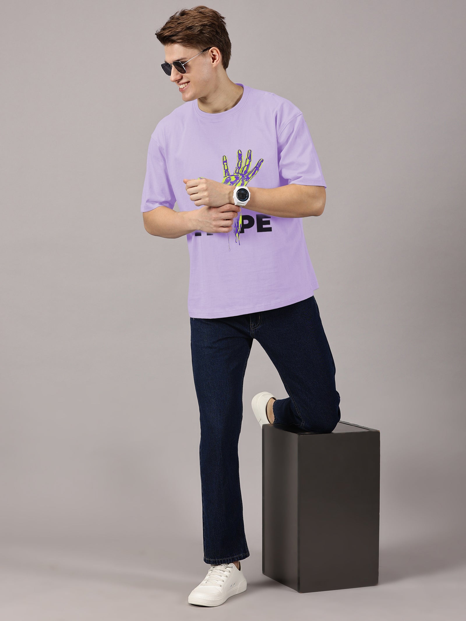 Oversized : Printed T-Shirt