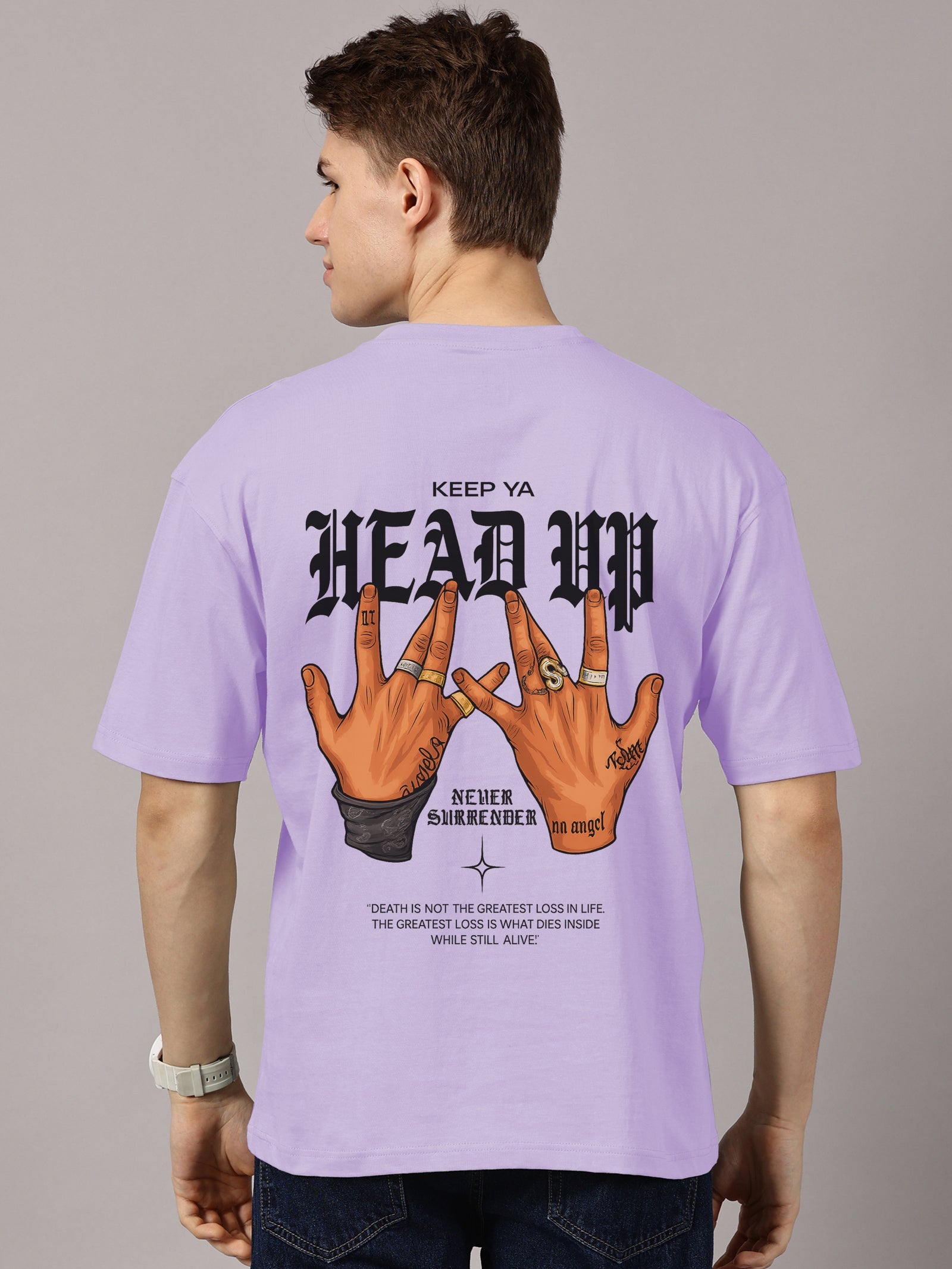 Oversized : Printed T-Shirt