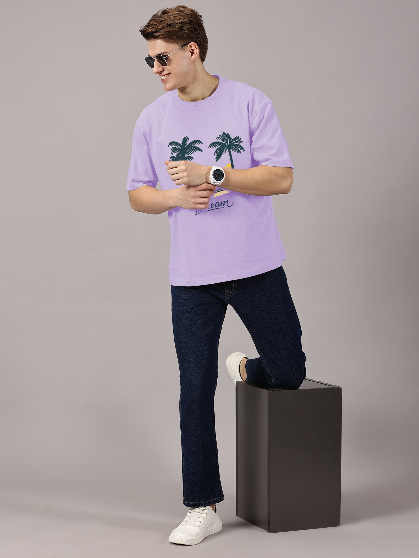 Oversized : Printed T-Shirt