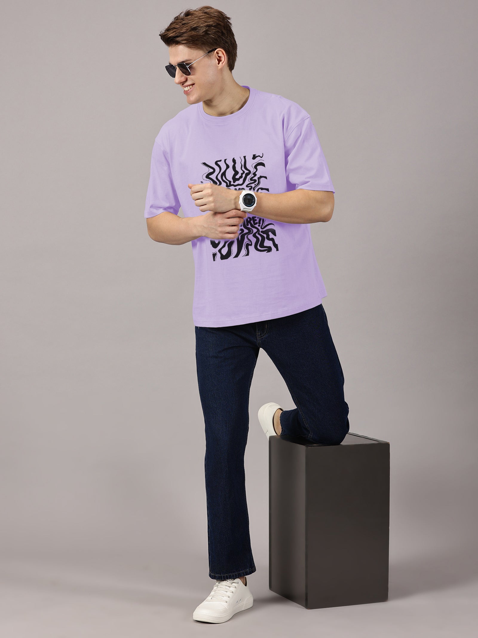 Oversized : Printed T-Shirt
