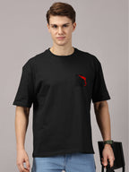 Oversized : Lion Power Printed T-Shirt