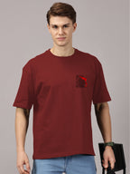 Oversized : Lion Power Printed T-Shirt