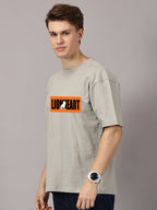 Oversized : Lion Heart Printed T-Shirt