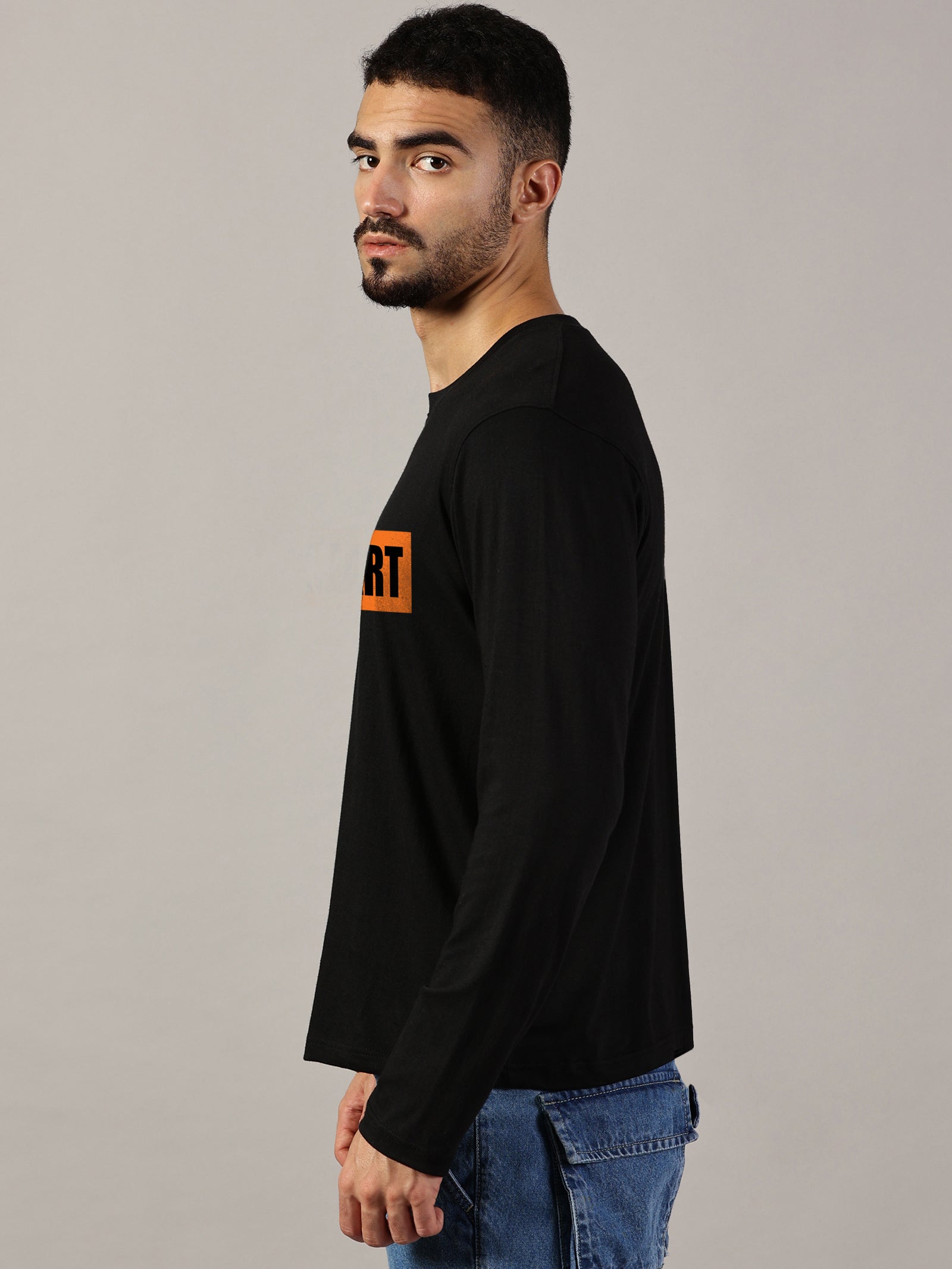Basics : Lion Heart Printed T-Shirt