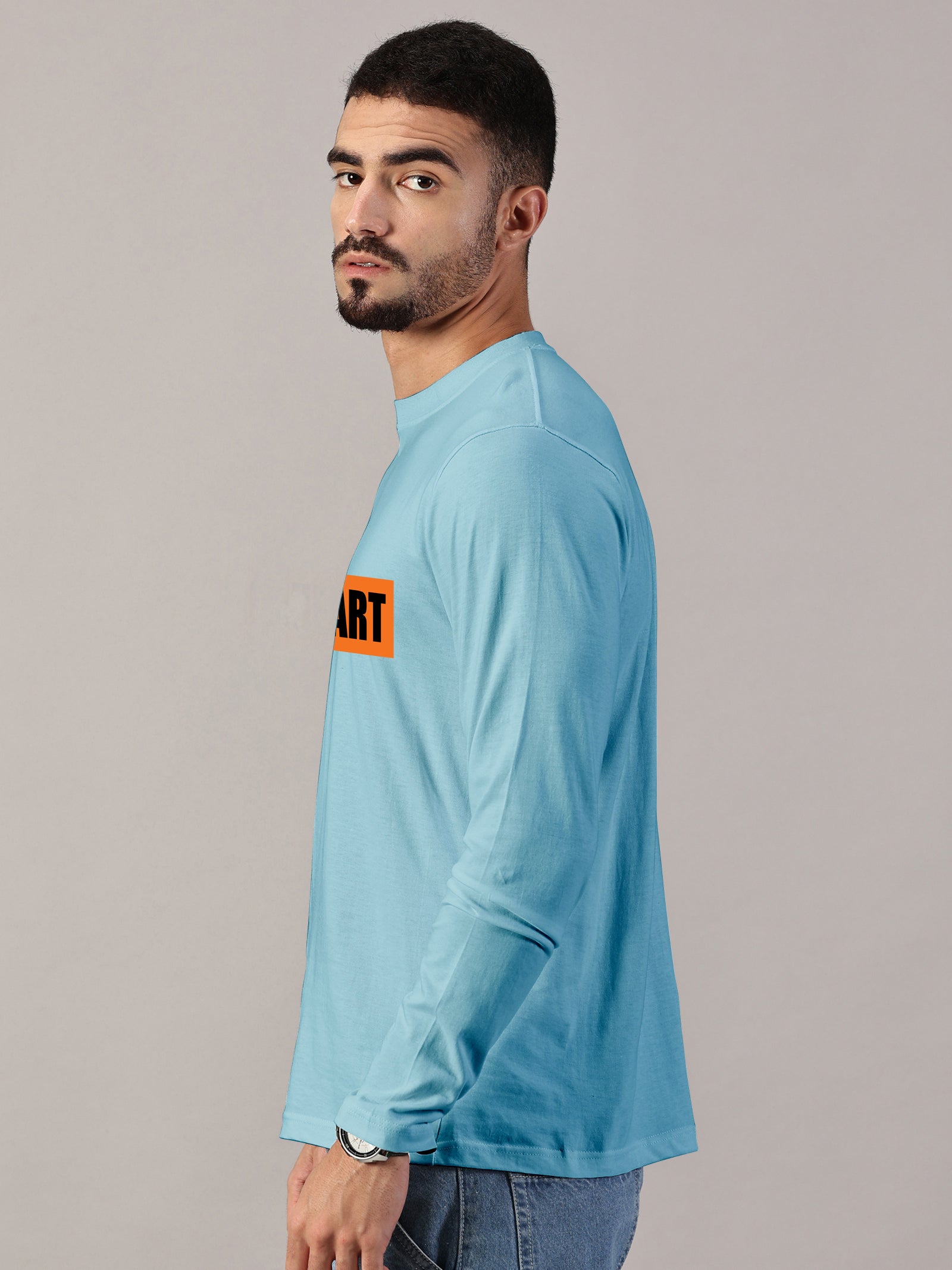 Basics : Lion Heart Printed T-Shirt