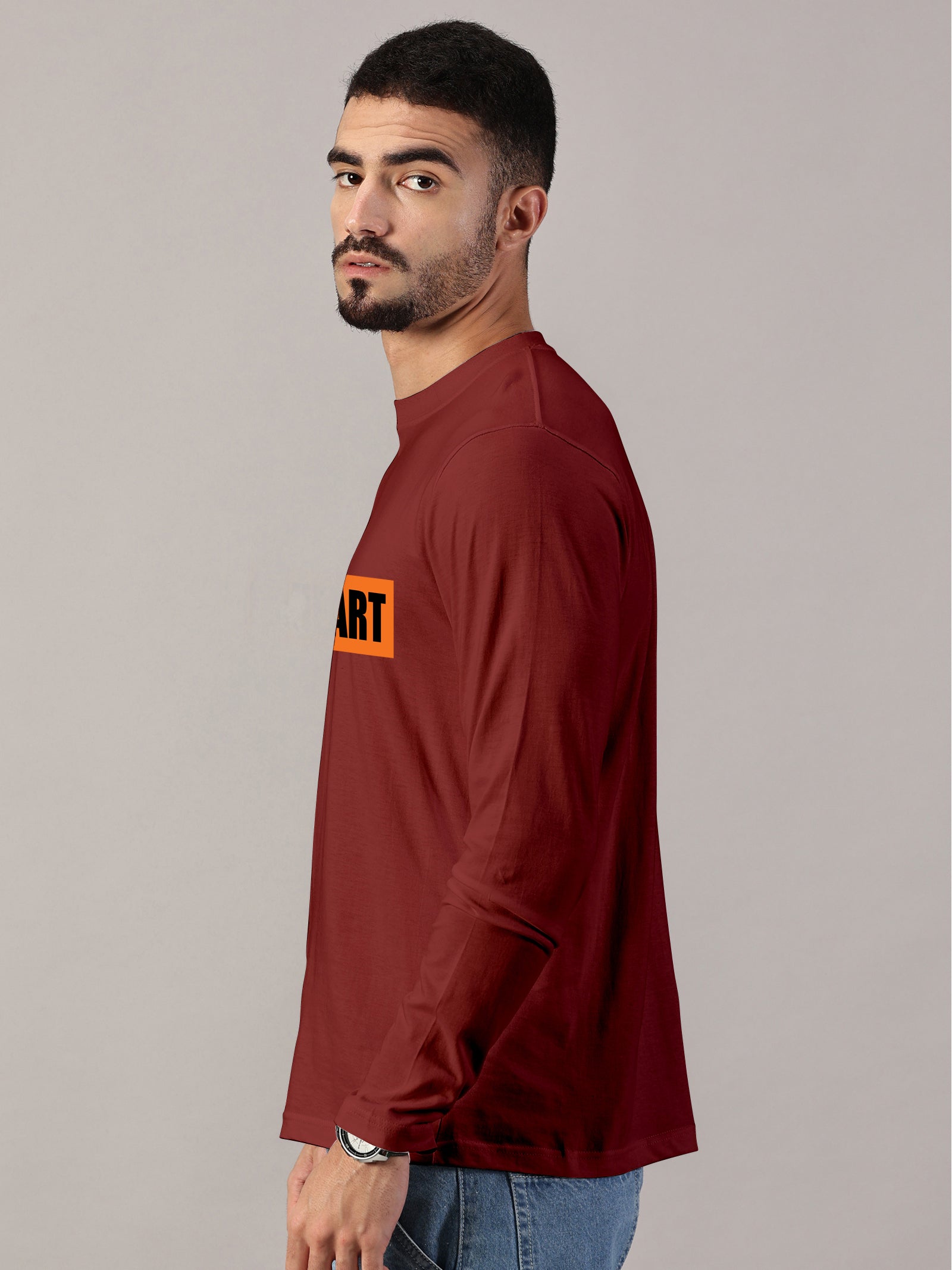 Basics : Lion Heart Printed T-Shirt