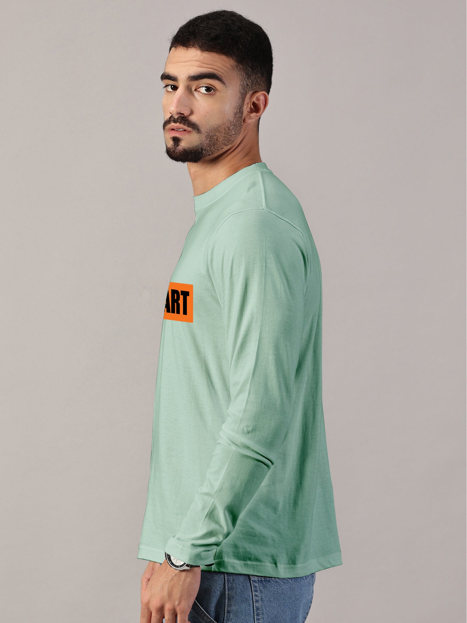 Basics : Lion Heart Printed T-Shirt