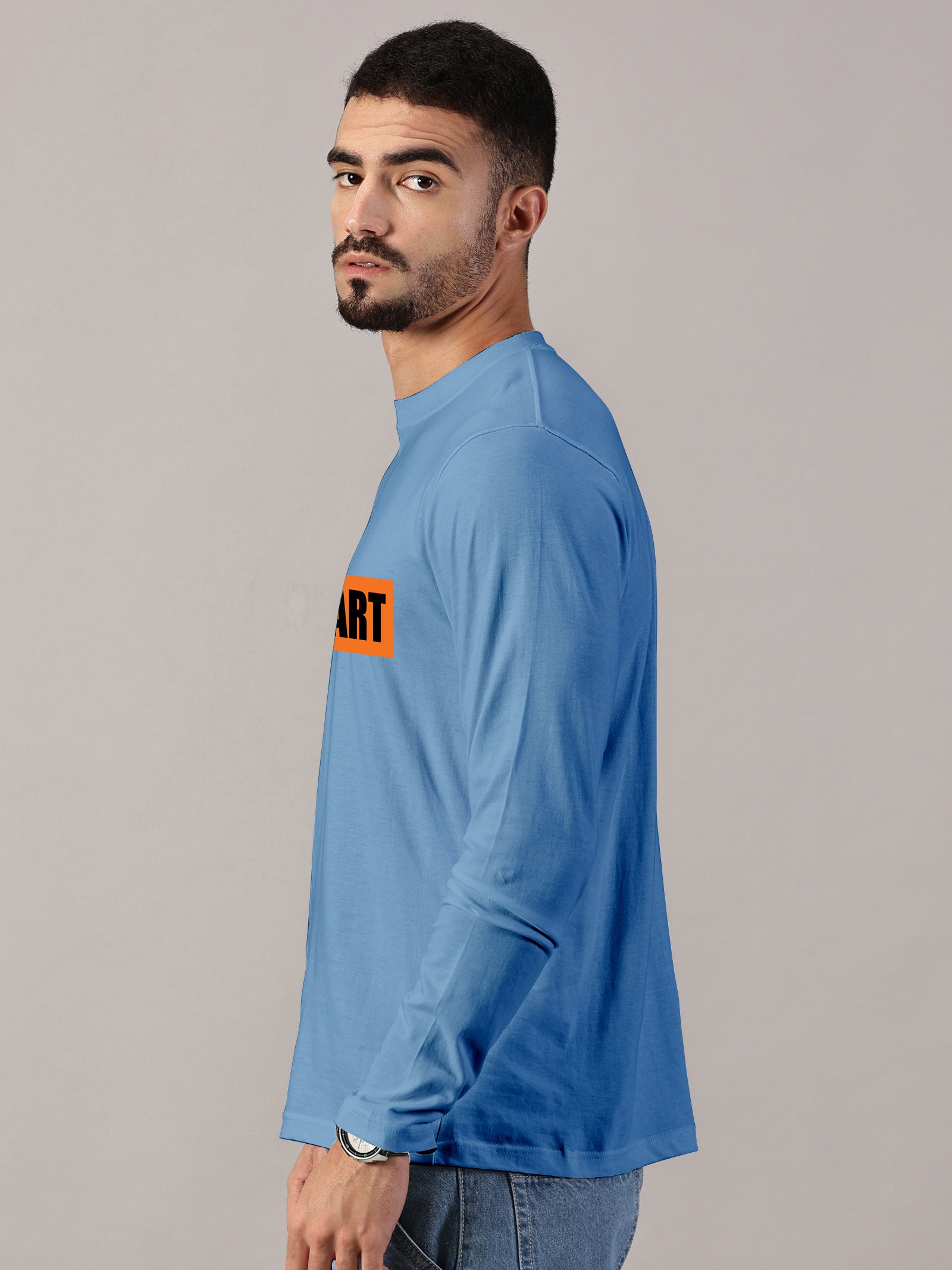 Basics : Lion Heart Printed T-Shirt