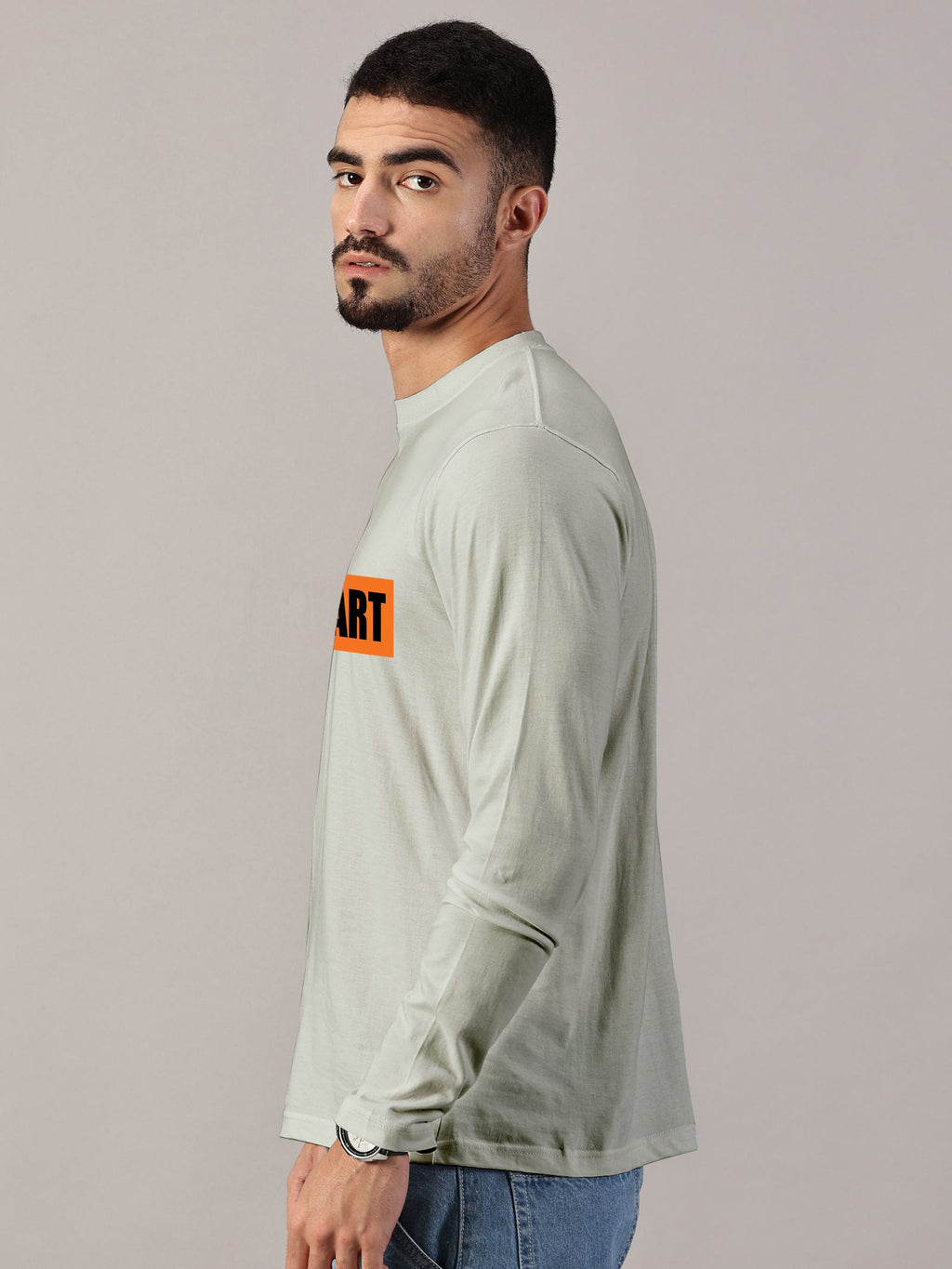 Basics : Lion Heart Printed T-Shirt