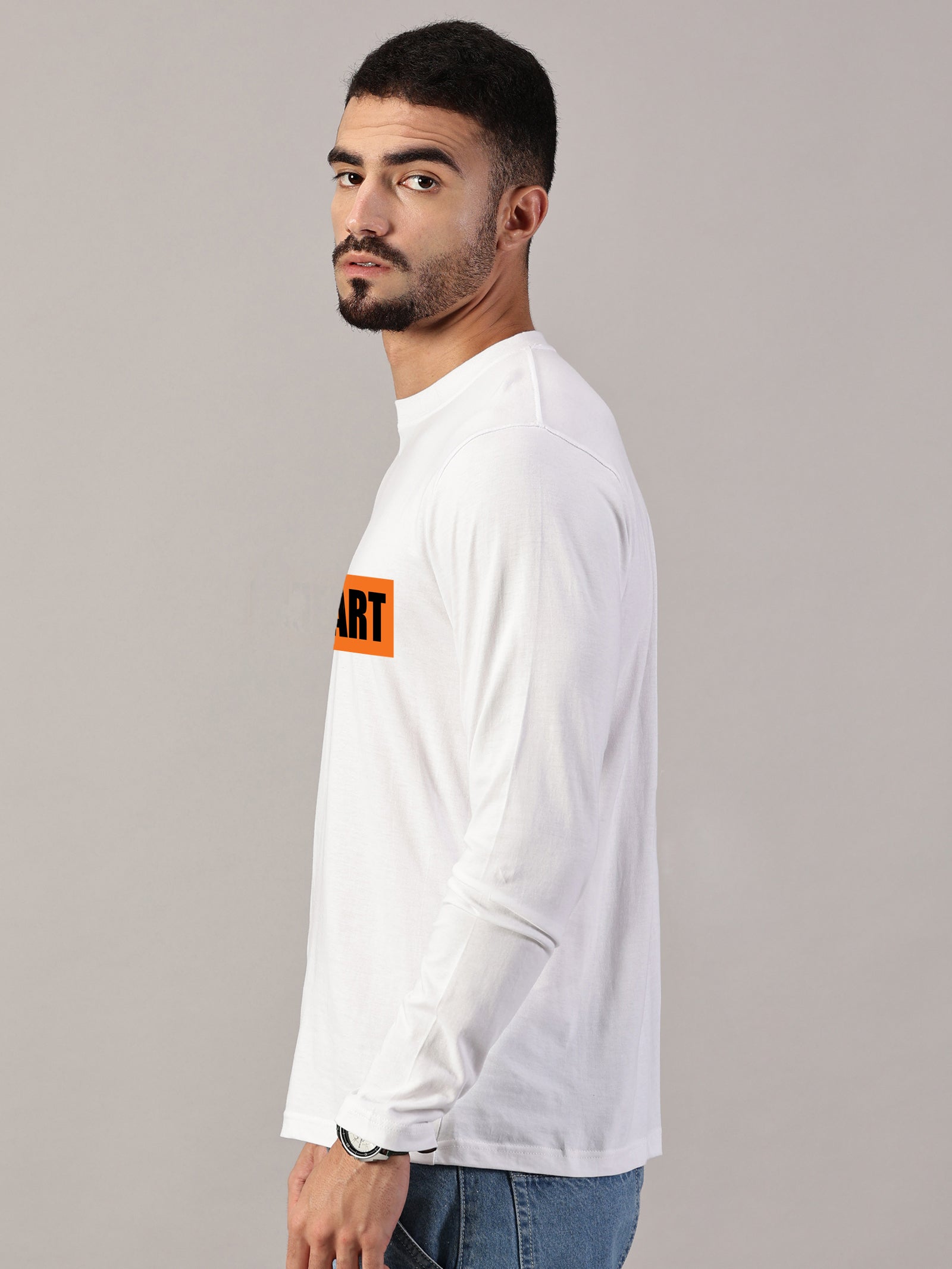 Basics : Lion Heart Printed T-Shirt