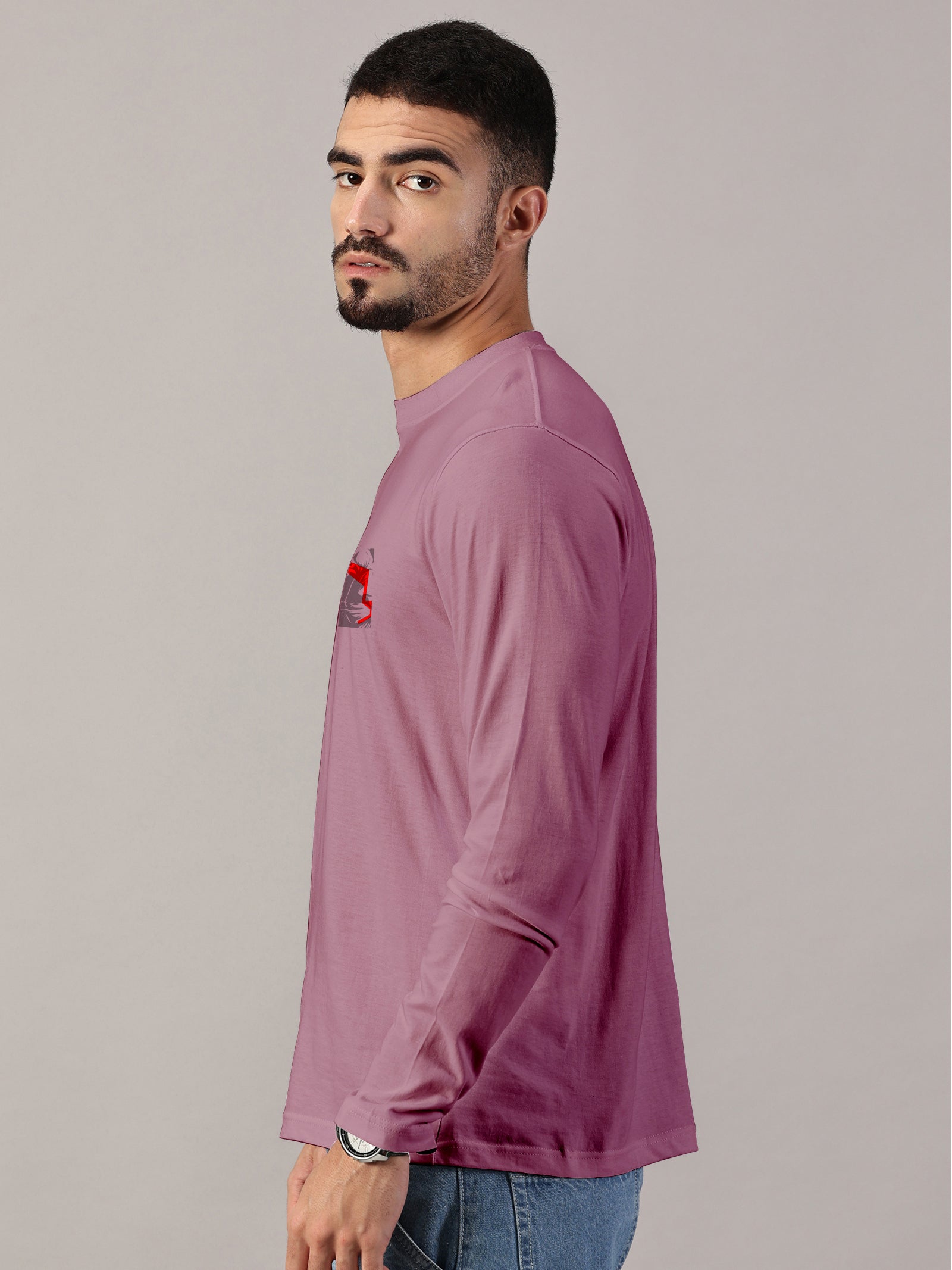 Basic Full sleeve : Lion Power Printed T-Shirt