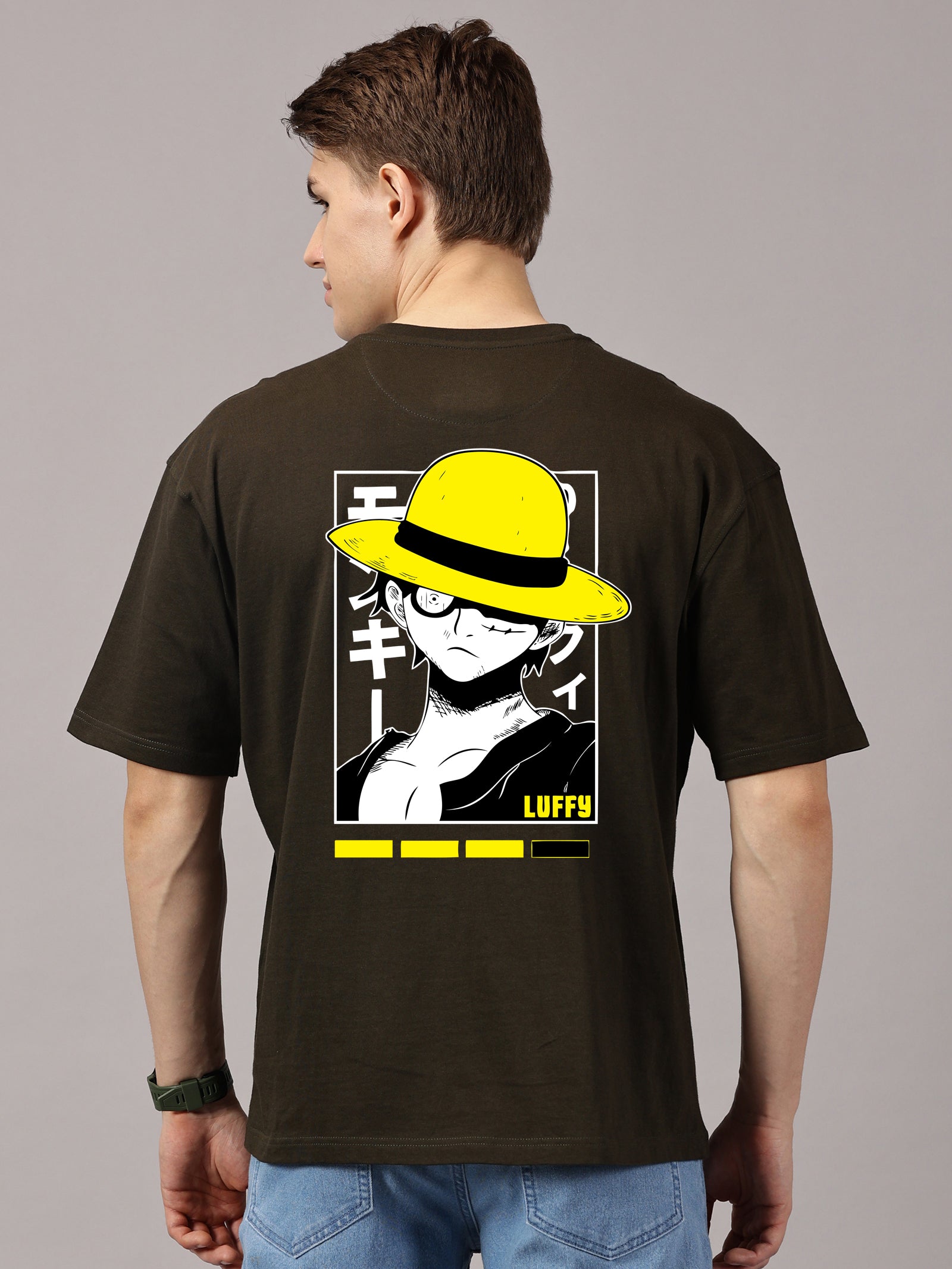 Oversized : Luffy Printed T-Shirt