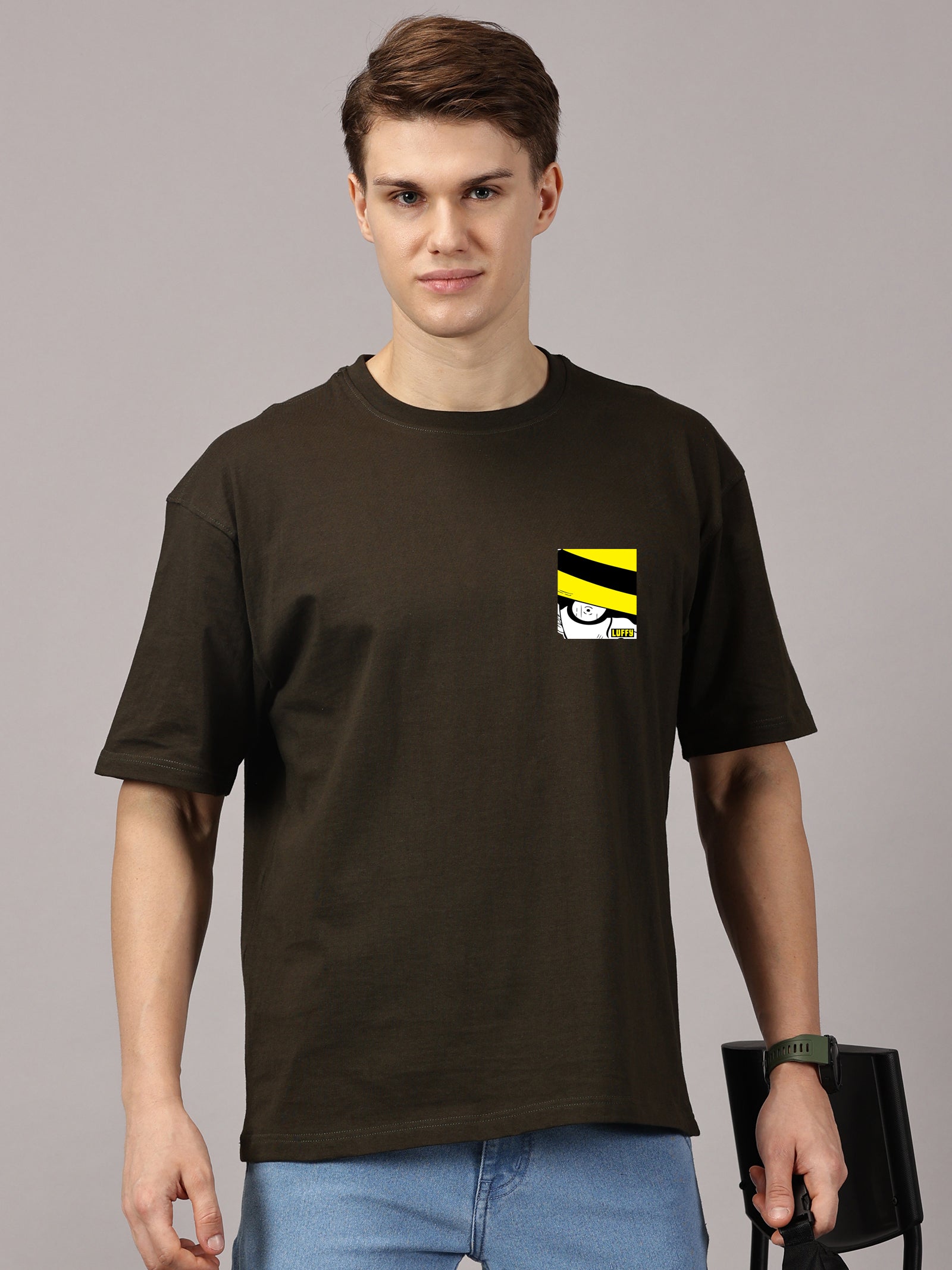 Oversized : Luffy Printed T-Shirt