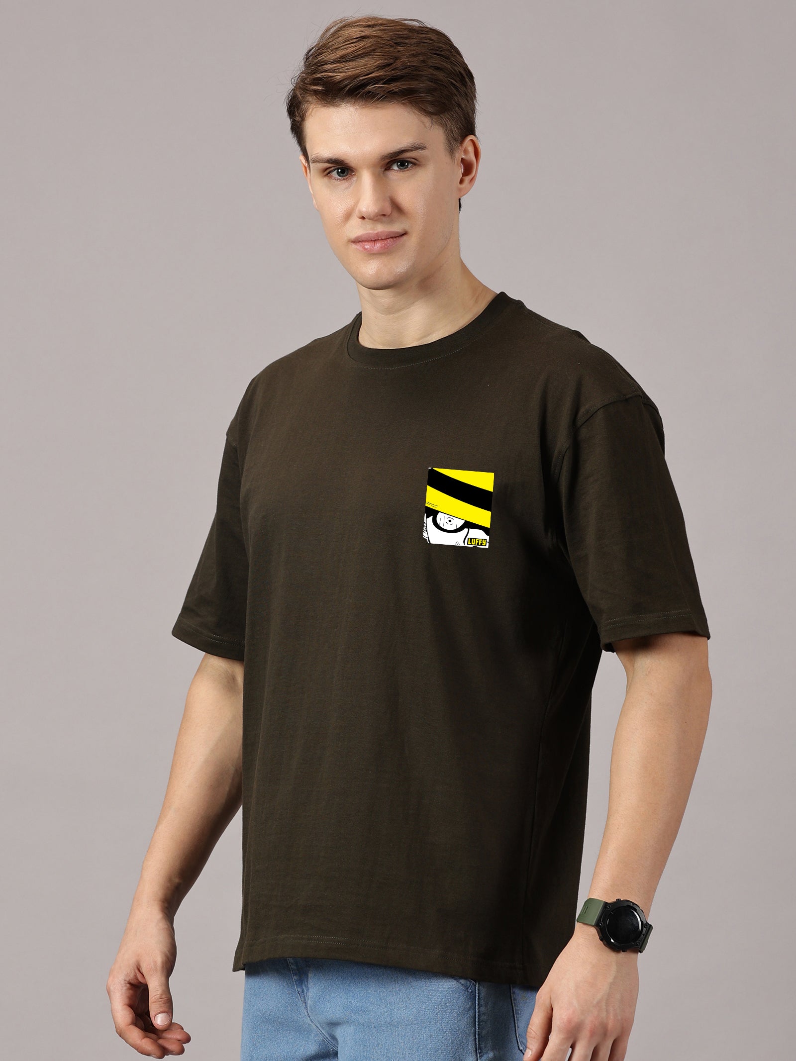 Oversized : Luffy Printed T-Shirt