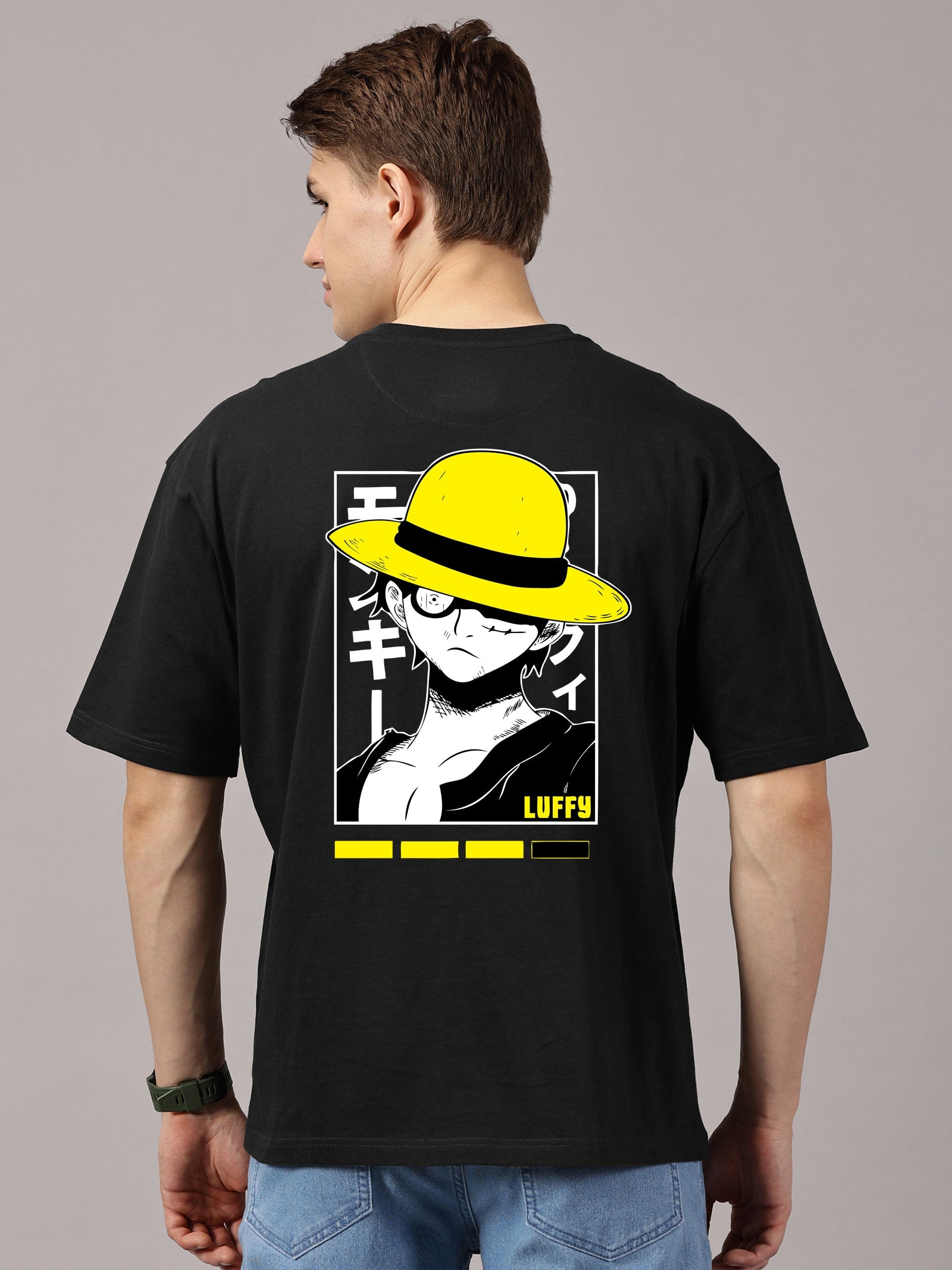 Oversized : Luffy Printed T-Shirt