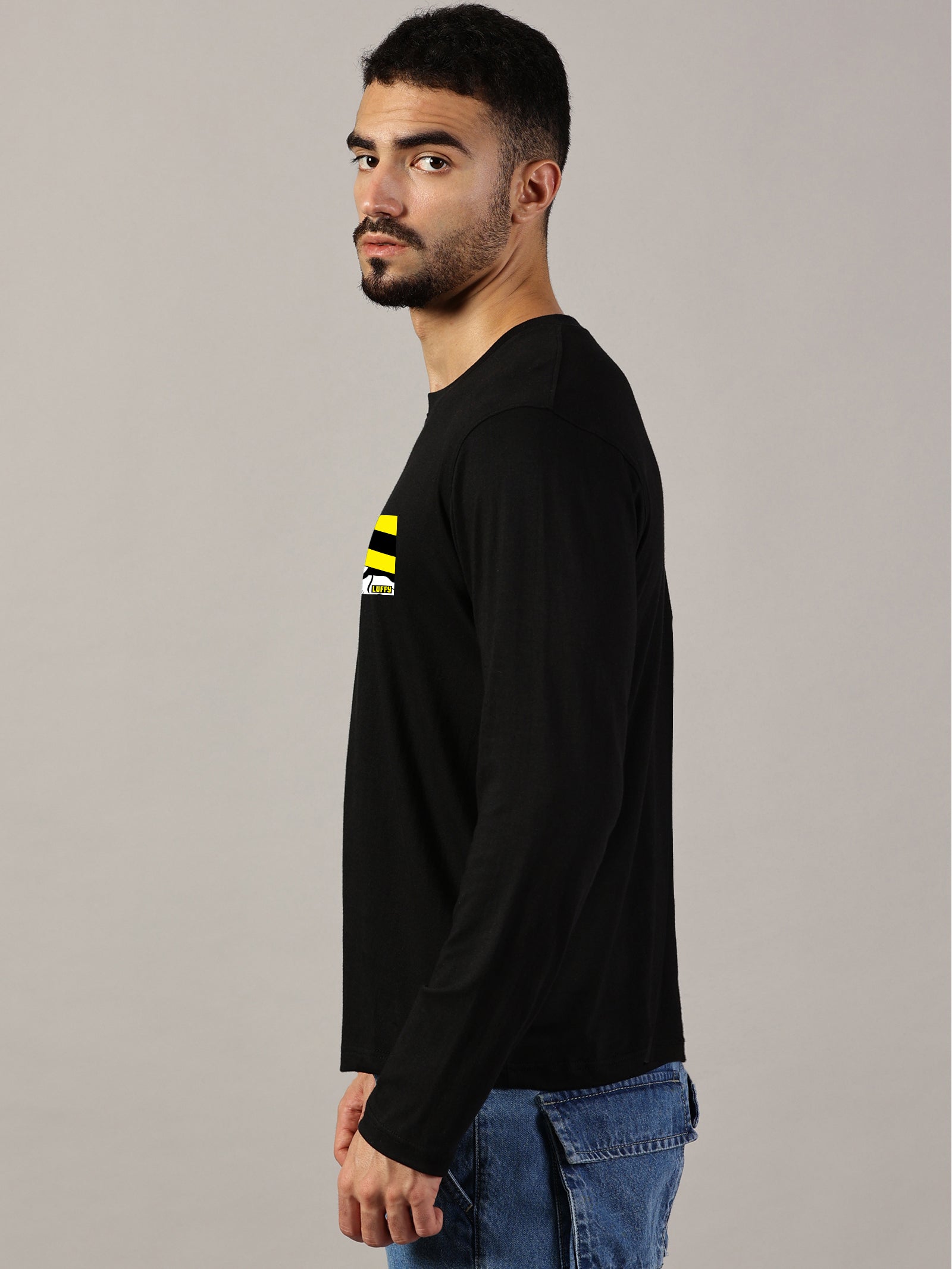 Basic Full sleeve : Luffy Printed T-Shirt
