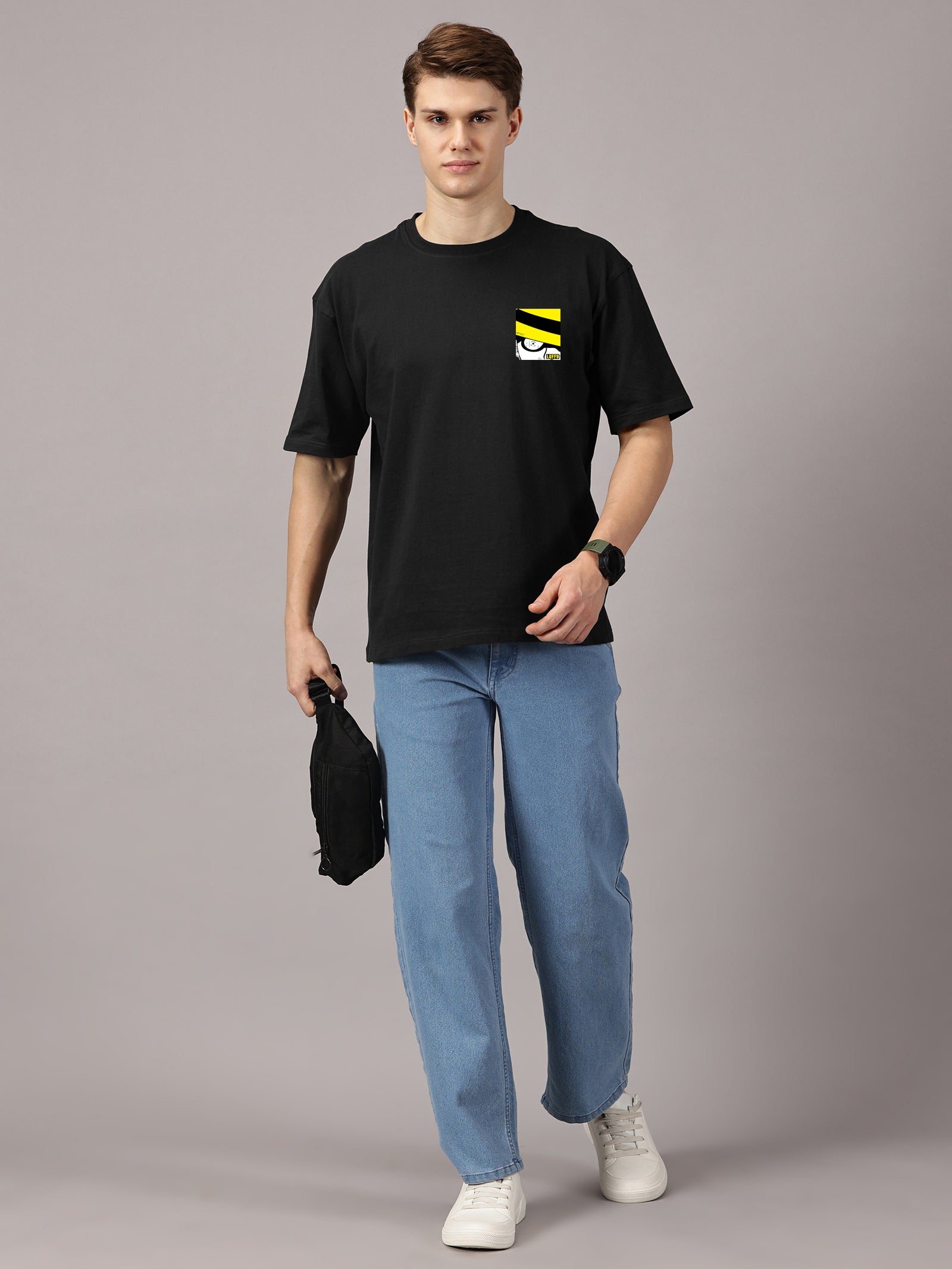 Oversized : Luffy Printed T-Shirt