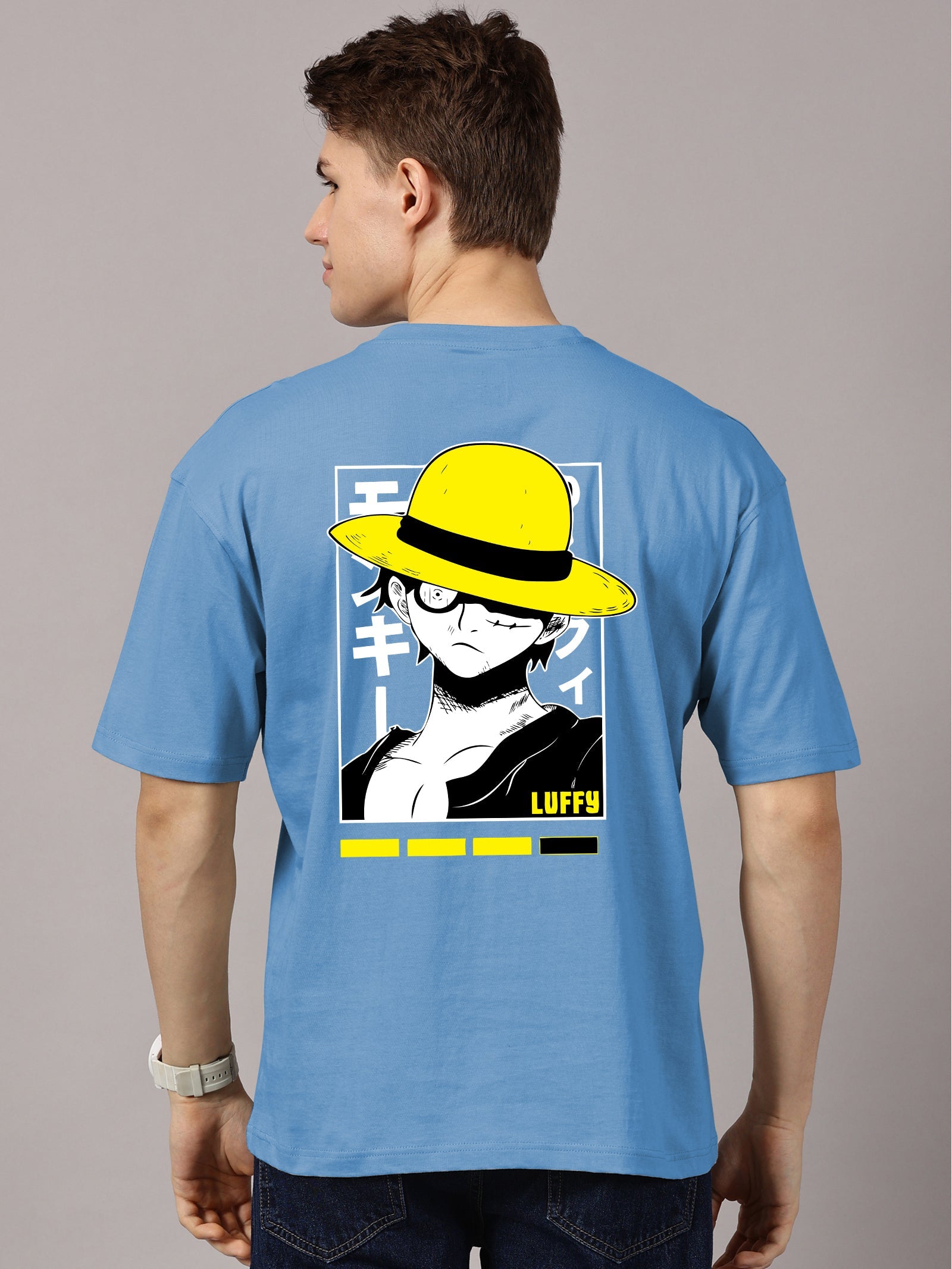 Oversized : Luffy Printed T-Shirt