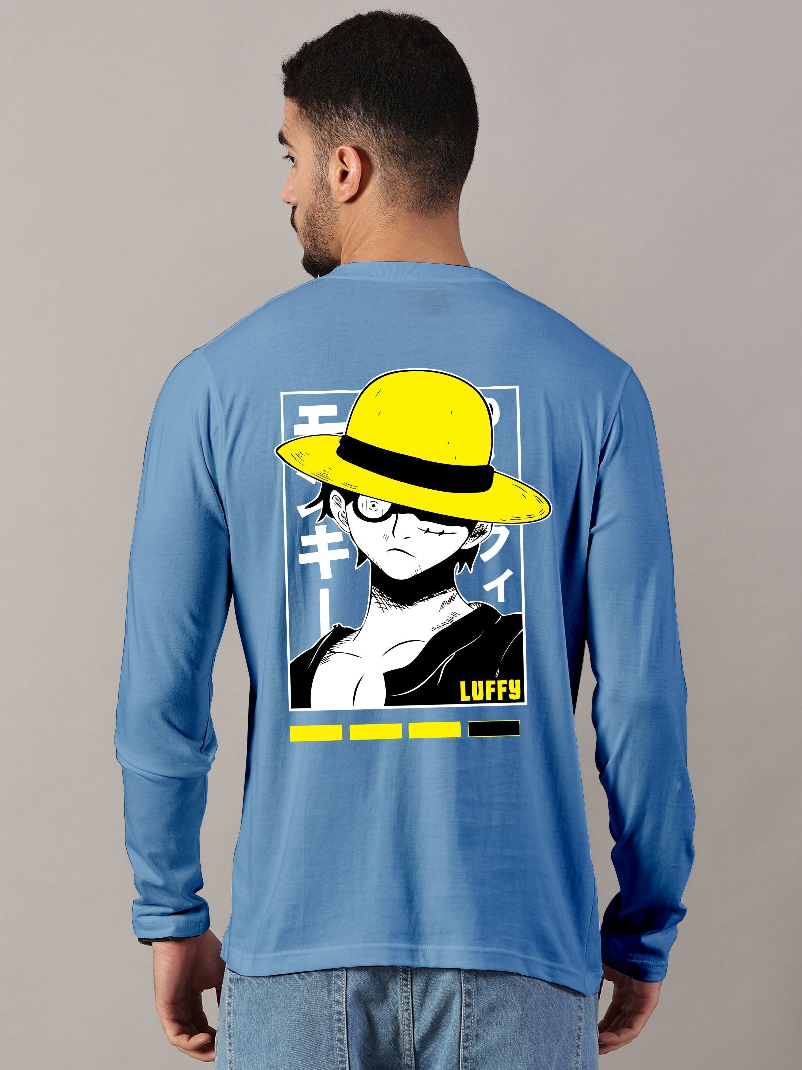Basic Full sleeve : Luffy Printed T-Shirt