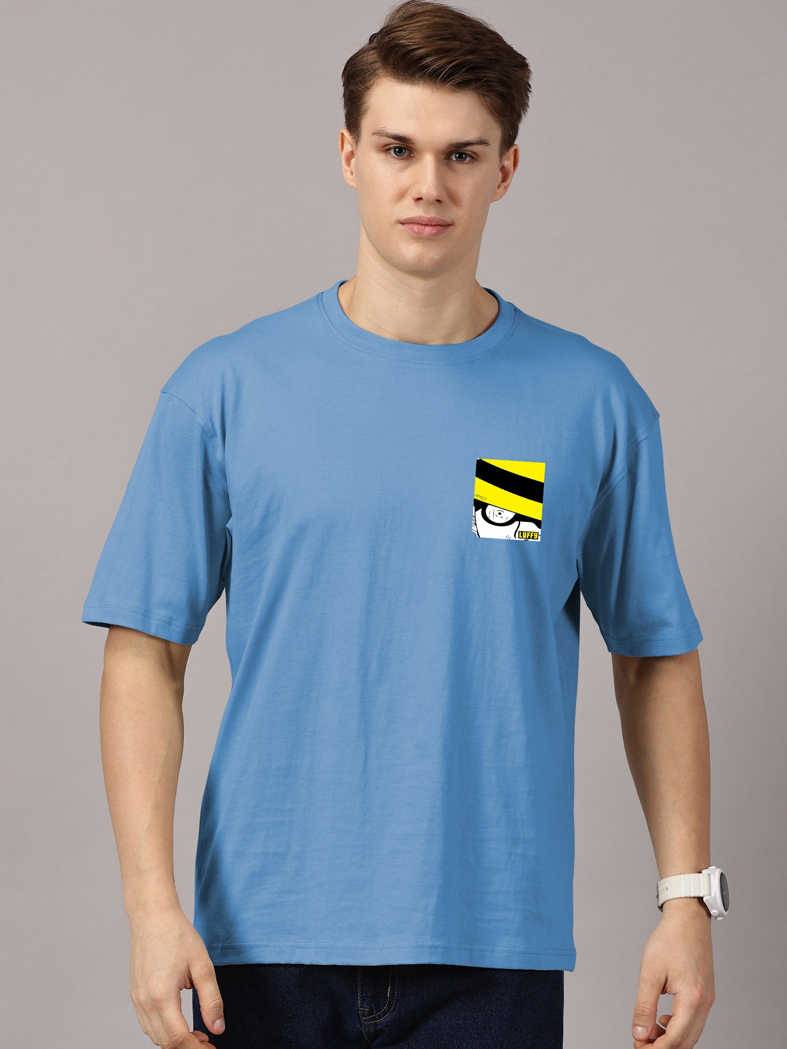 Oversized : Luffy Printed T-Shirt