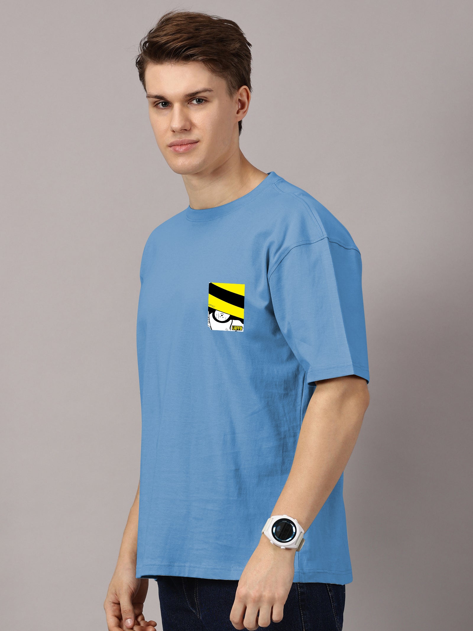 Oversized : Luffy Printed T-Shirt