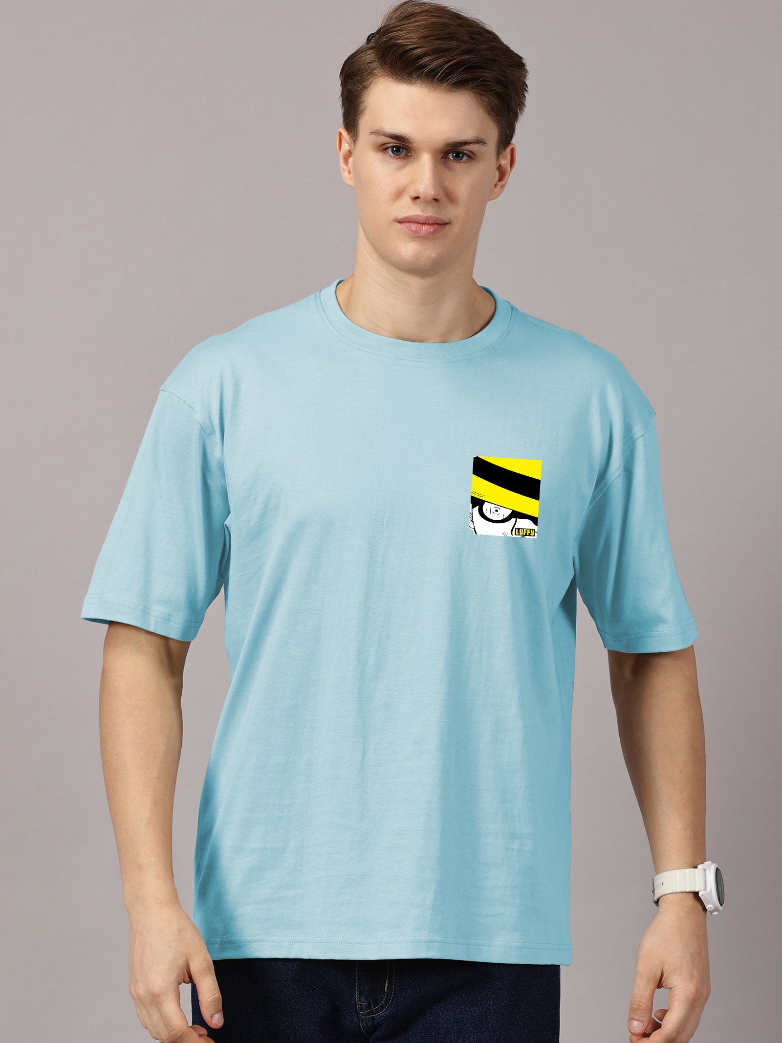 Oversized : Luffy Printed T-Shirt