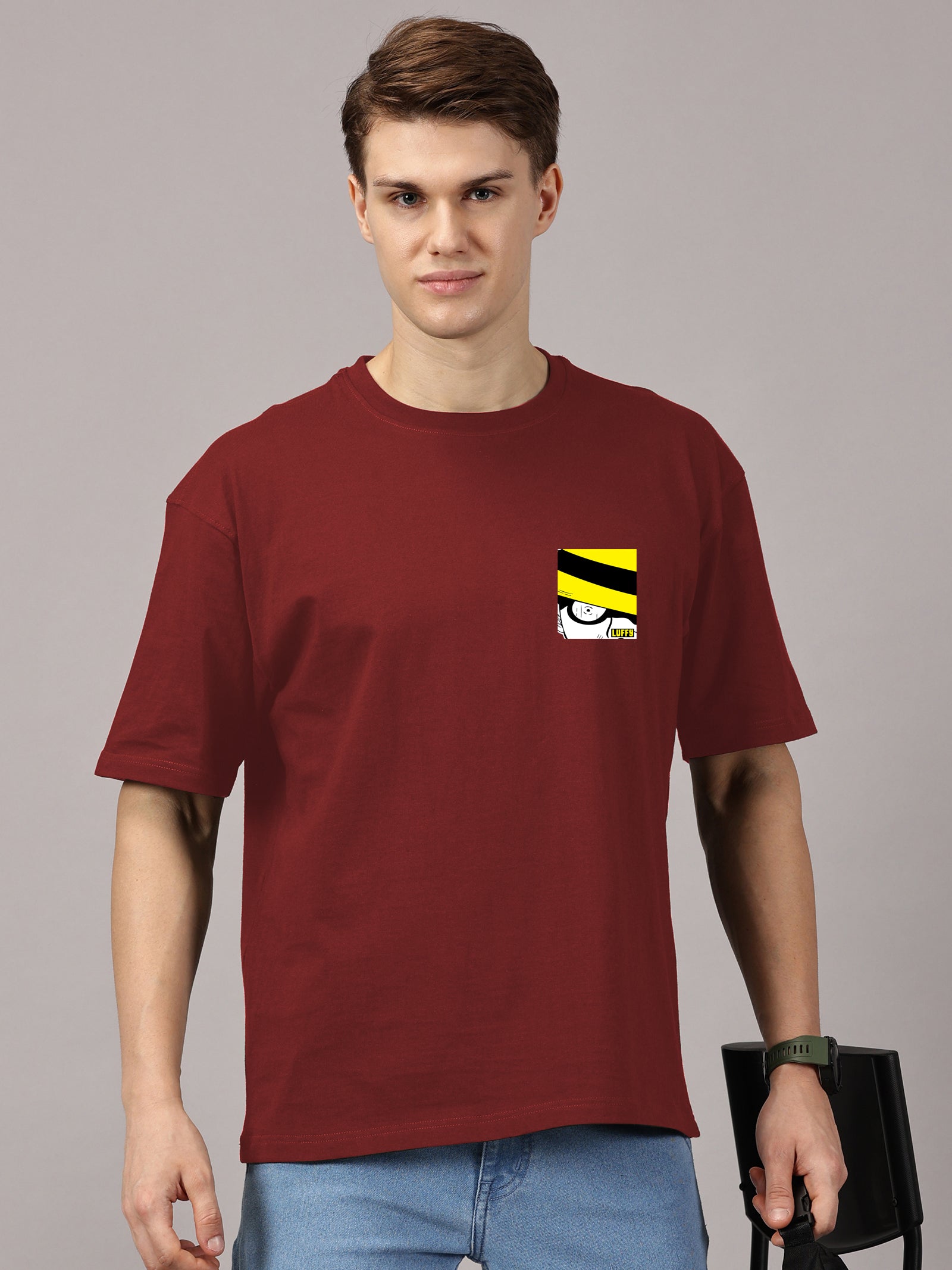 Oversized : Luffy Printed T-Shirt