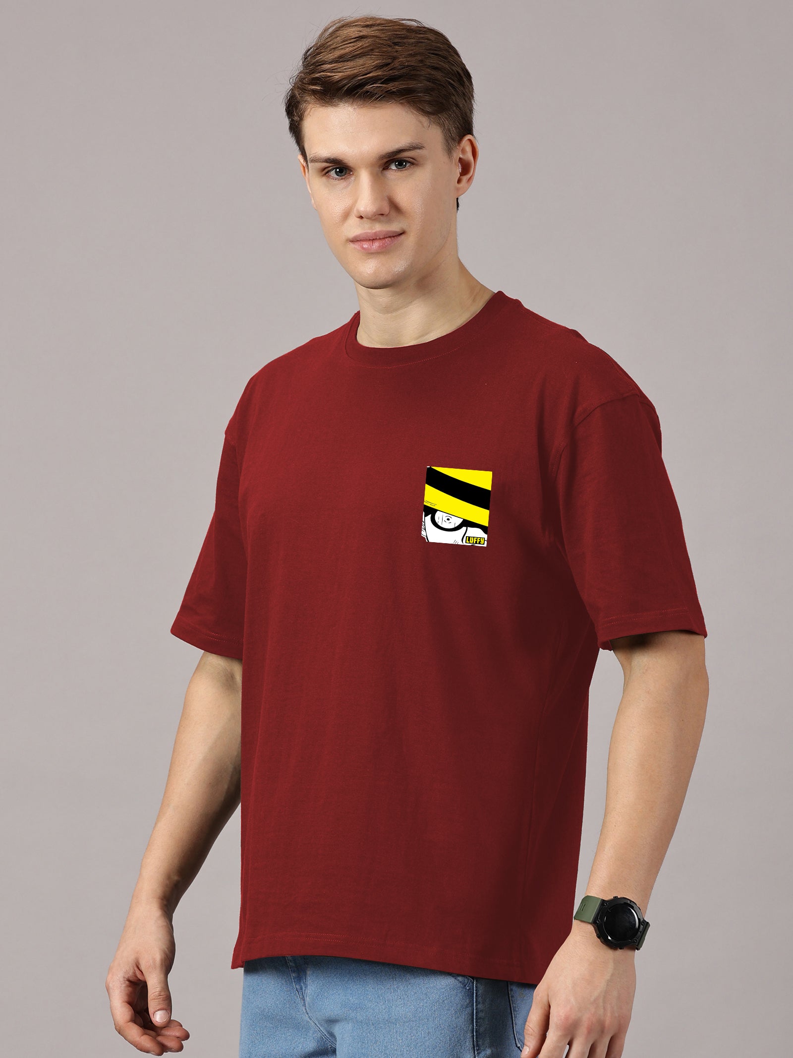 Oversized : Luffy Printed T-Shirt