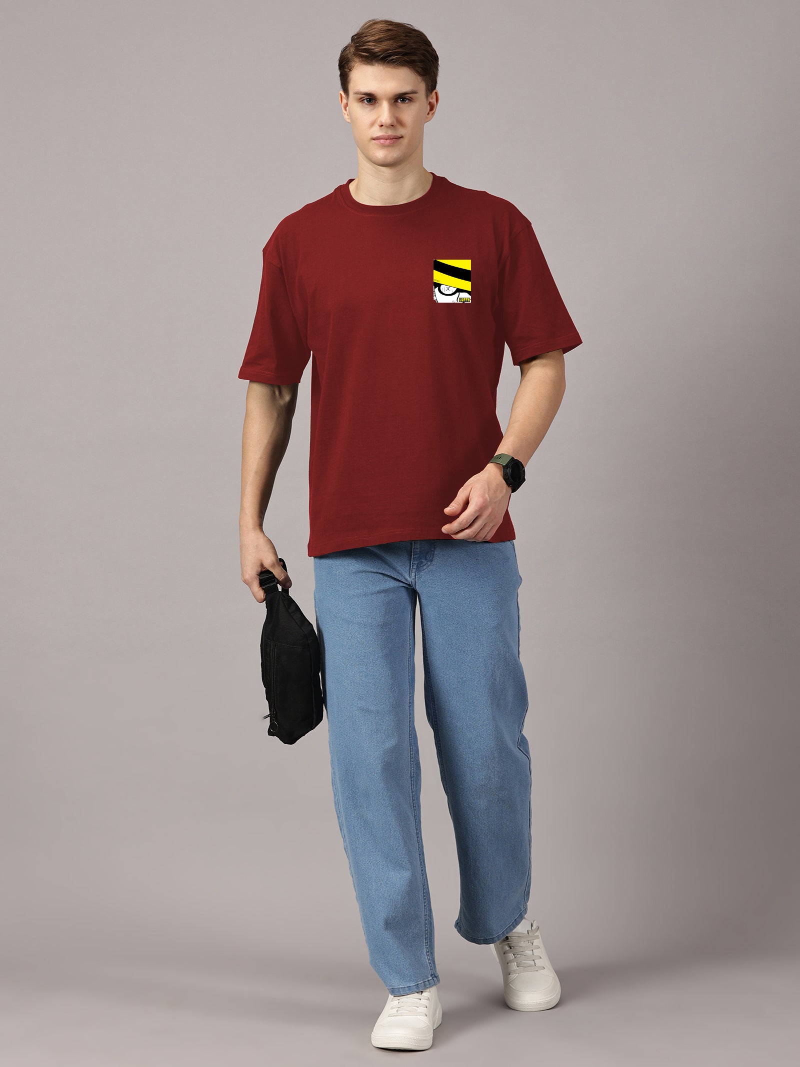 Oversized : Luffy Printed T-Shirt
