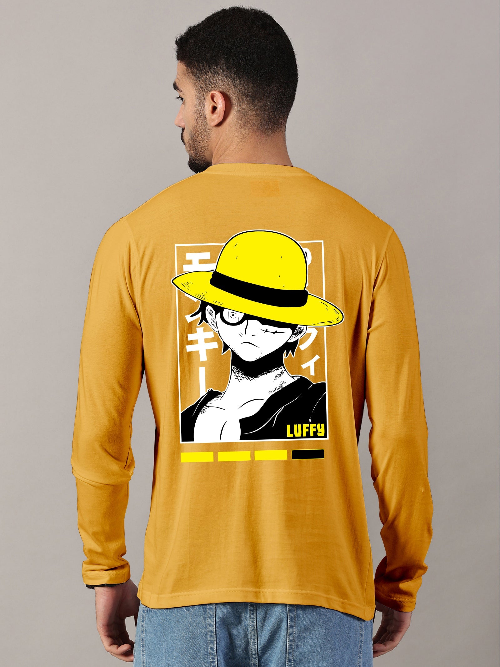 Basic Full sleeve : Luffy Printed T-Shirt