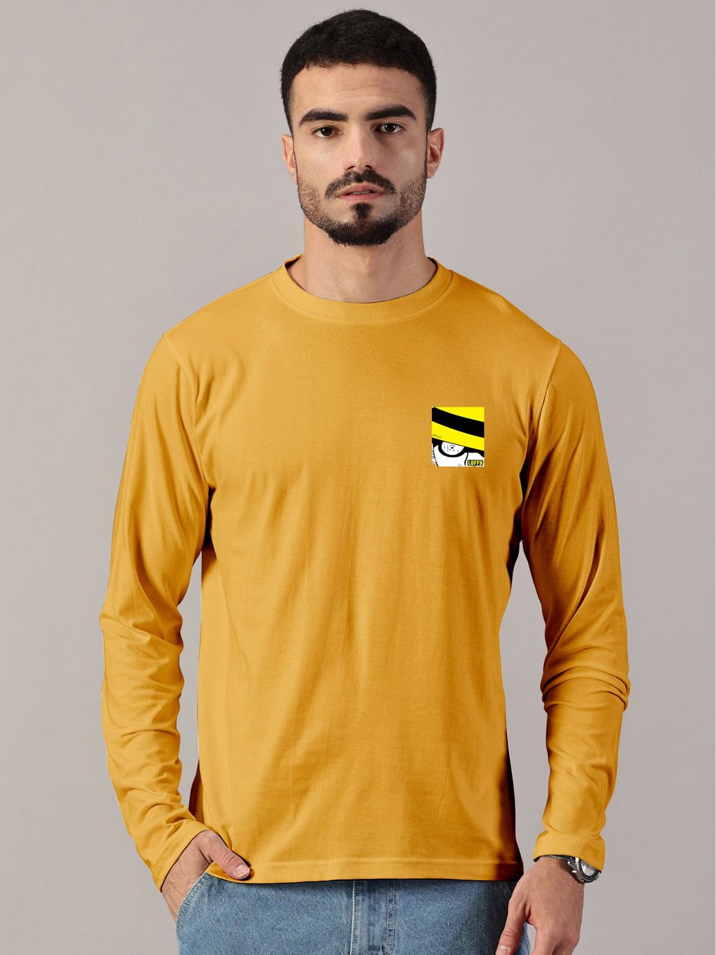Basic Full sleeve : Luffy Printed T-Shirt