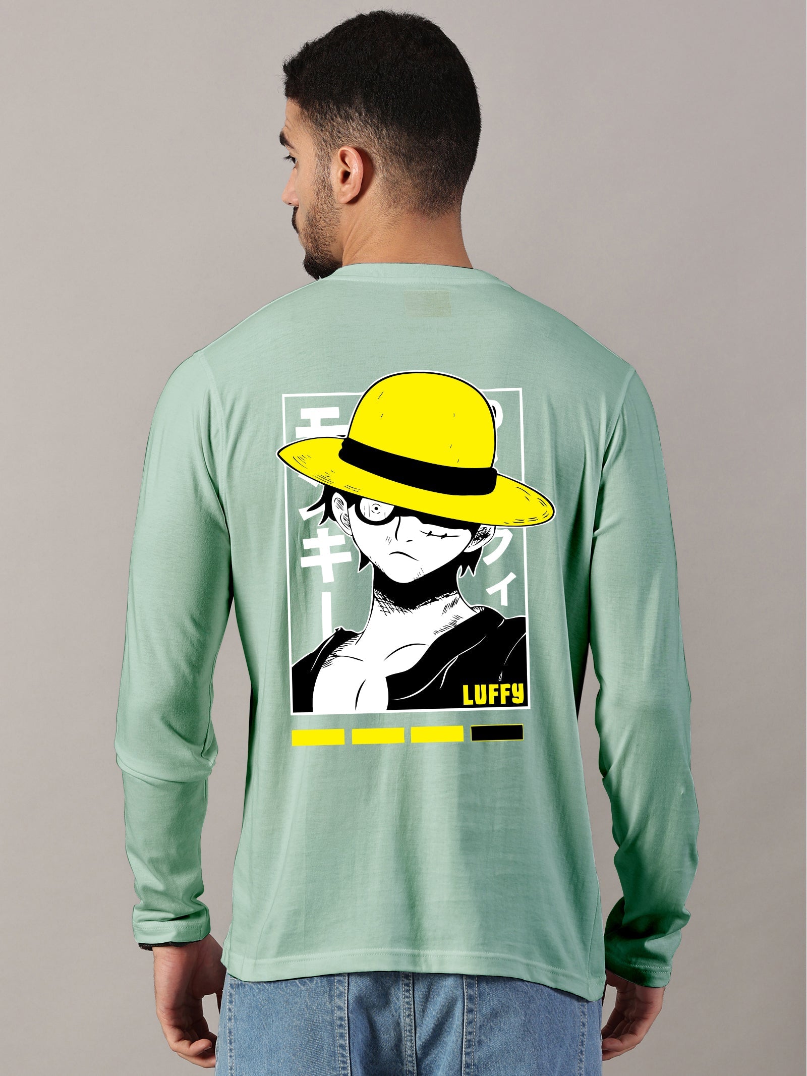Basic Full sleeve : Luffy Printed T-Shirt